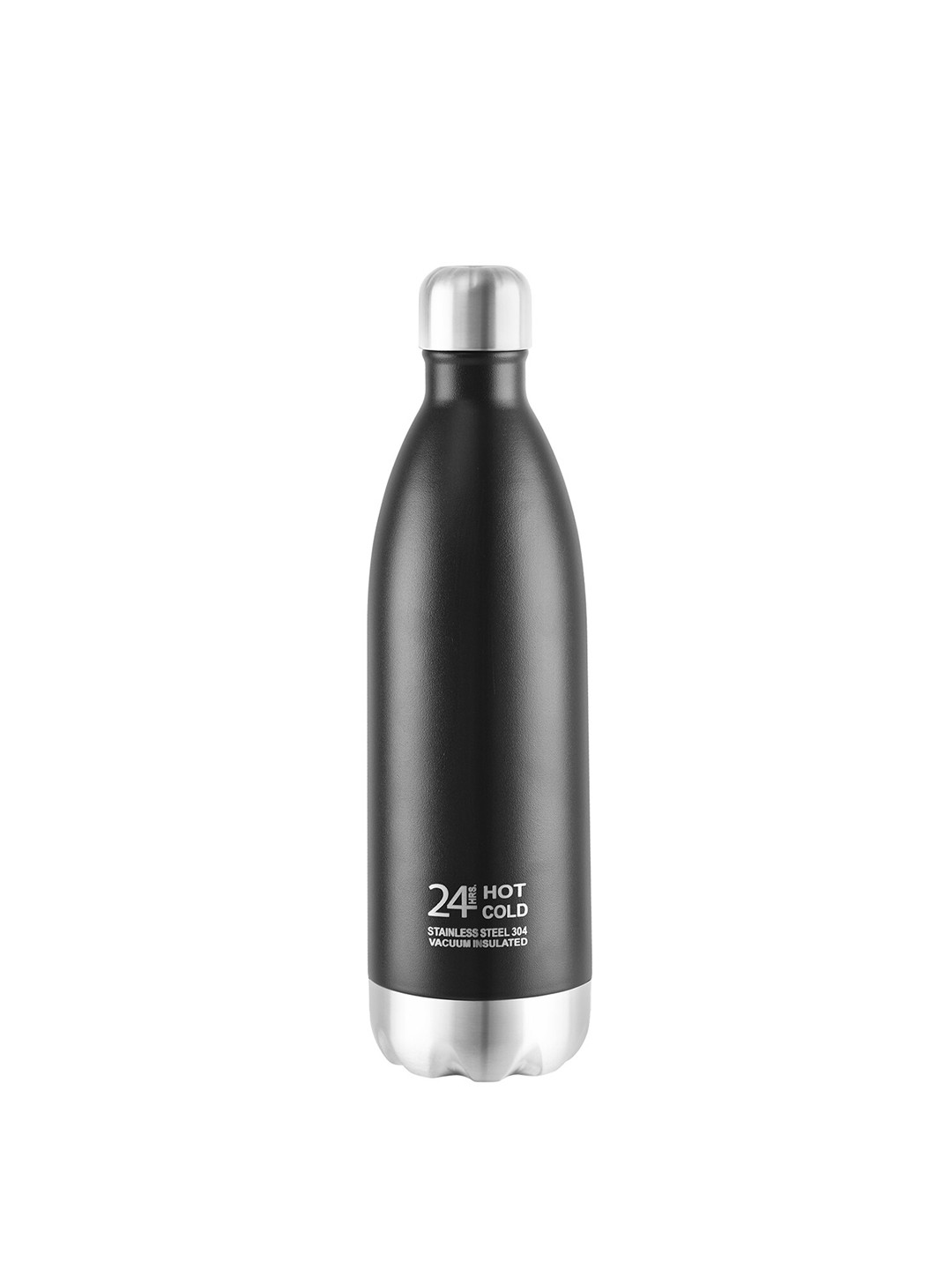 Cello Duro Swift Black Typography Stainless Steel Double Wall Vacuum Flask - 1.8ml