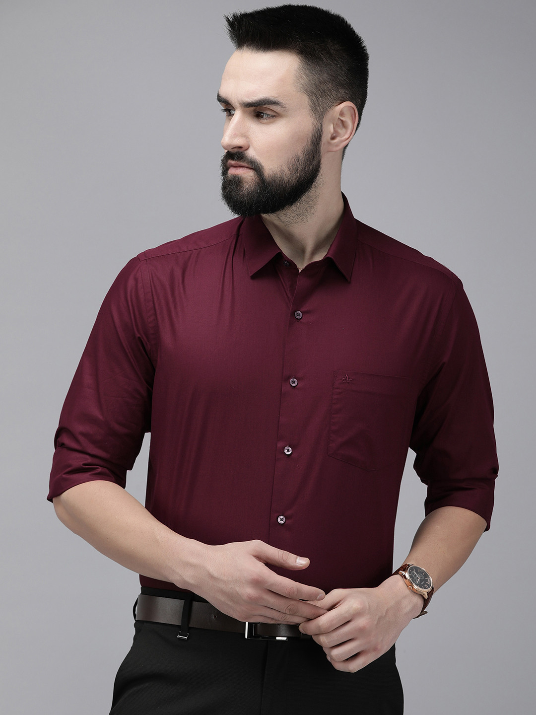 Arrow Pure Cotton Manhattan Slim Fit Formal Shirt