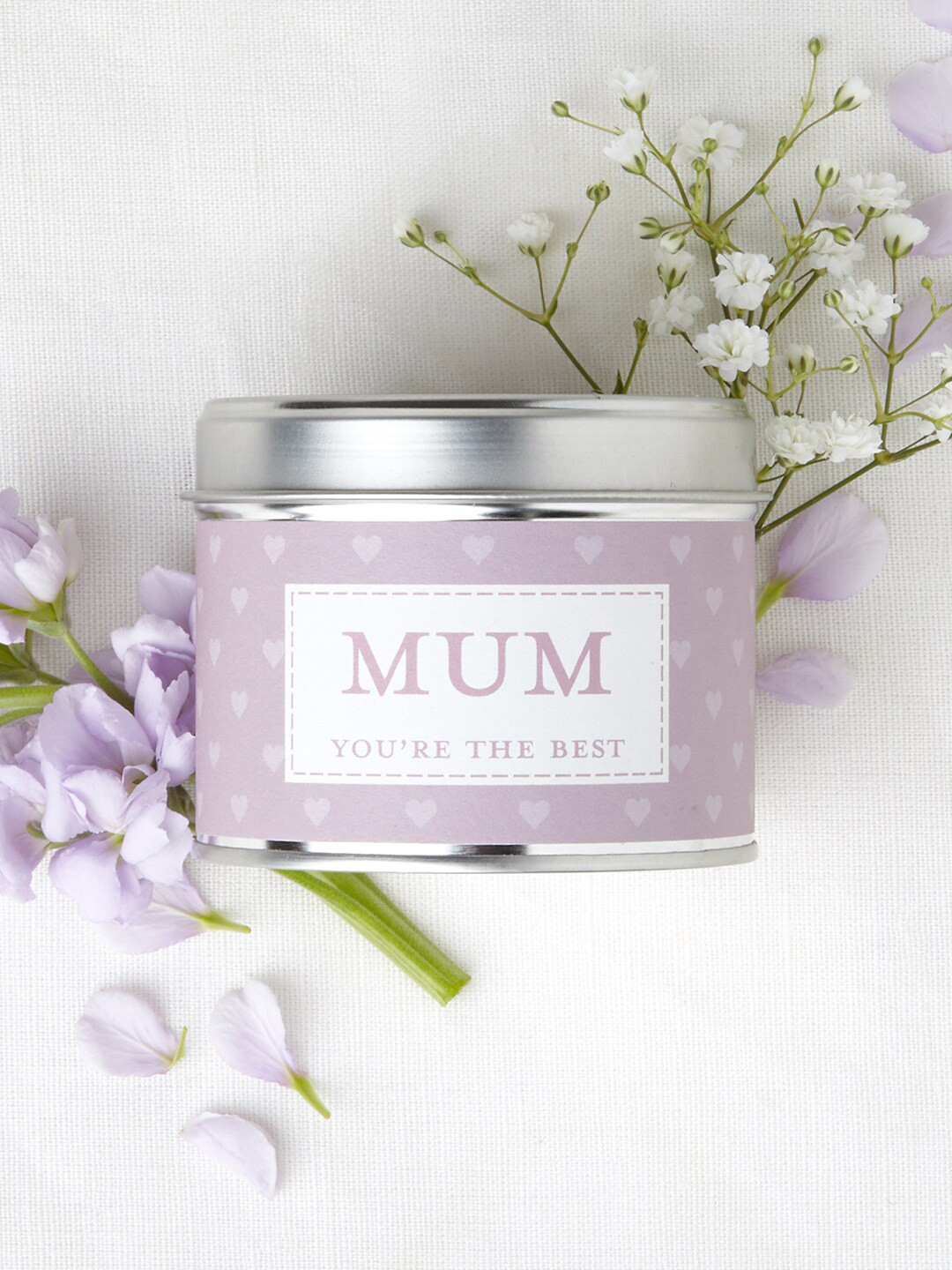 Aromatic Fables Tin Jar Candle MUM Wishes Scented Conversational Round Regular Candles