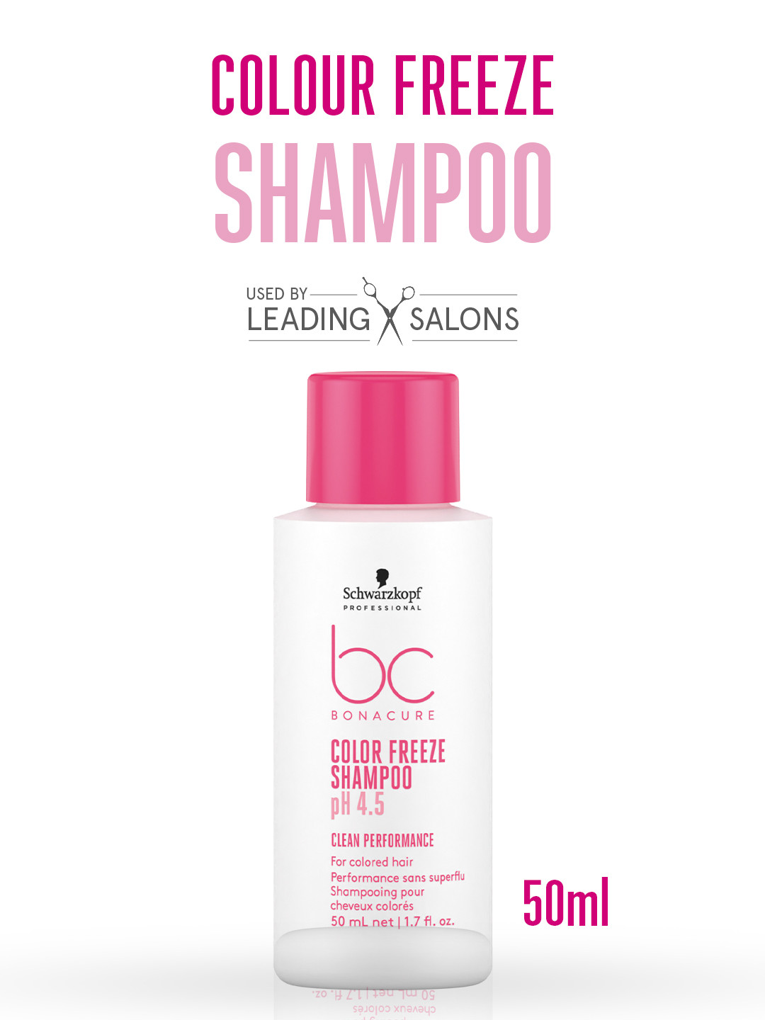 Schwarzkopf PROFESSIONAL Bonacure Color Freeze Shampoo pH4.5 for Colored Hair - 50ml