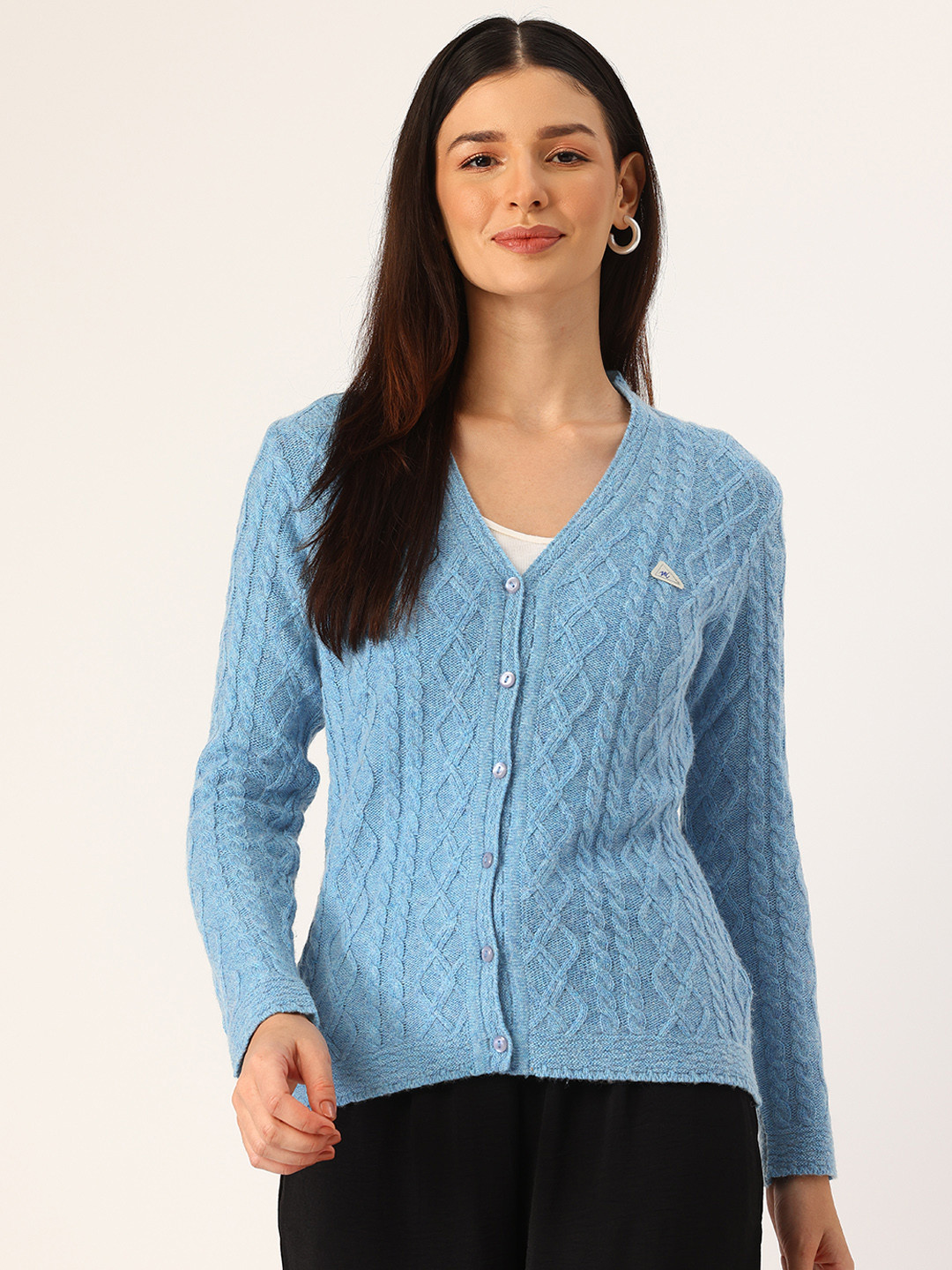Monte Carlo Cable Knitted Woollen Cardigan