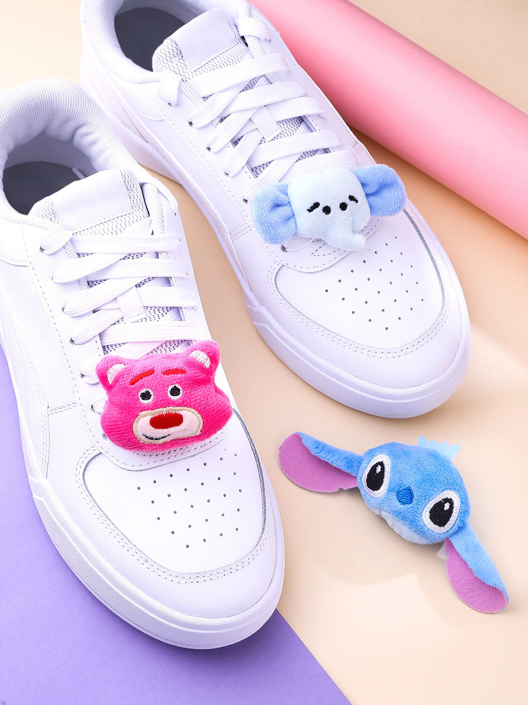 Melbees by Yellow Chimes Kids 3 Pcs Characters Design  Shoelace Charms Set