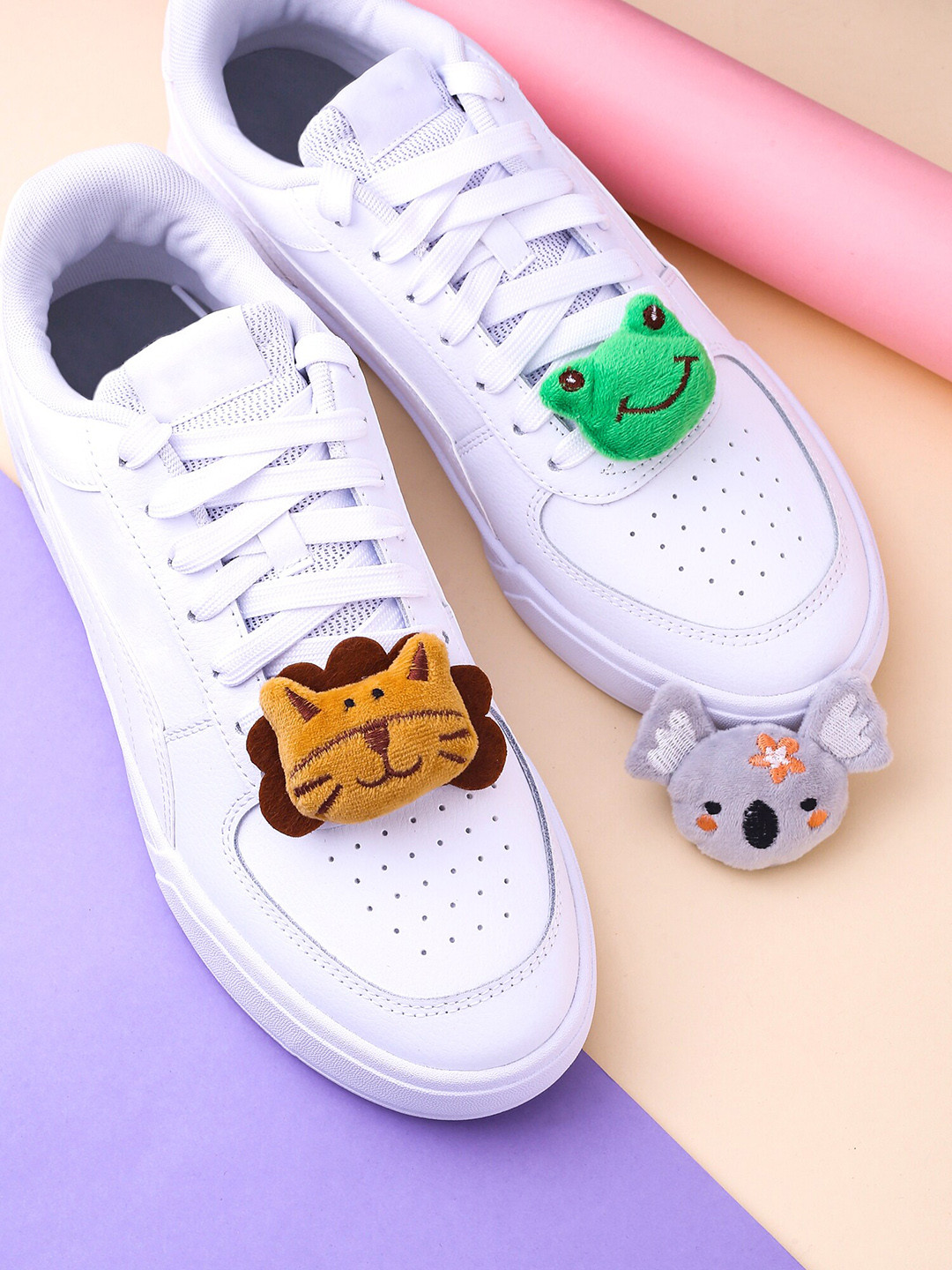 Melbees by Yellow Chimes Kids 3 Pcs Characters Design  Shoelace Charms Set