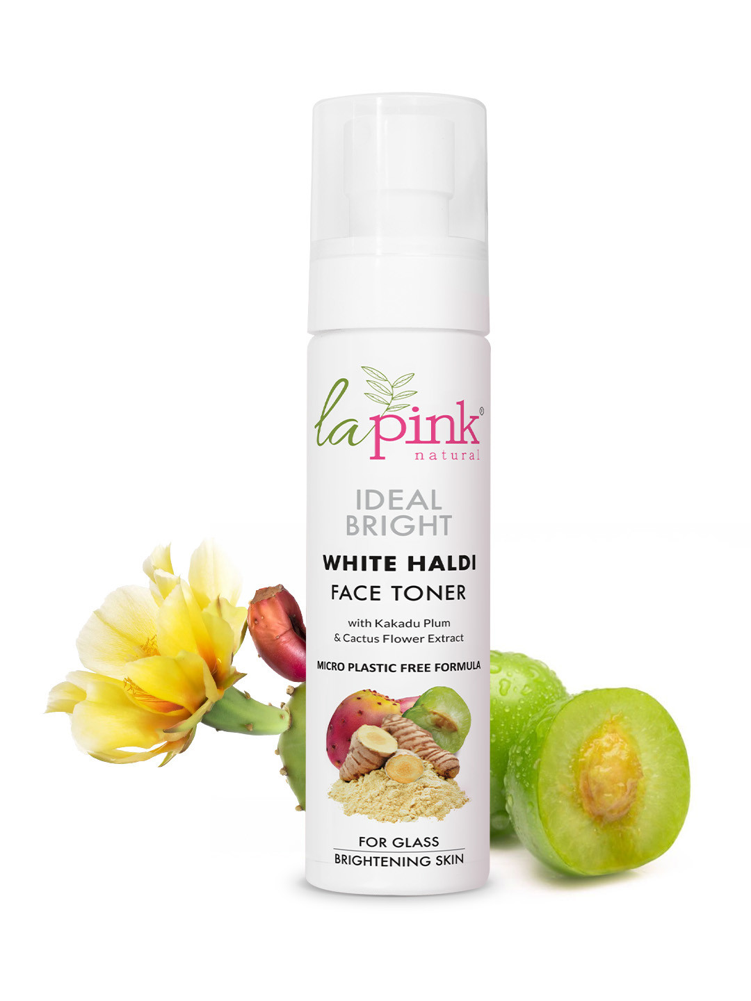 La Pink Ideal Bright Alcohol-Free Face Toner with Lotus Flower for Tightens Pores - 100ml