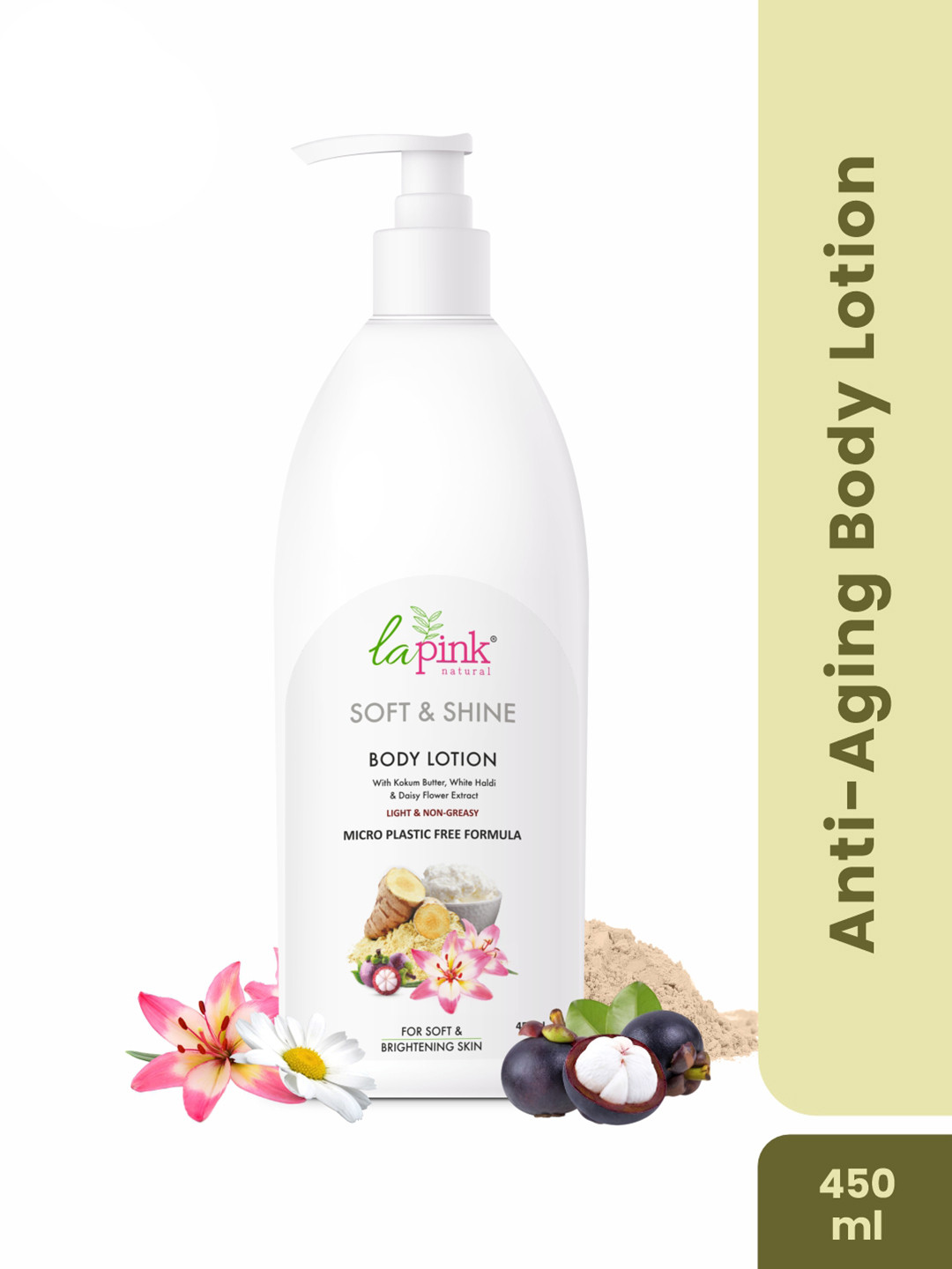 La Pink Young Forever Soft & Shine Nourishing Non-Greasy Body Lotion - 450ml