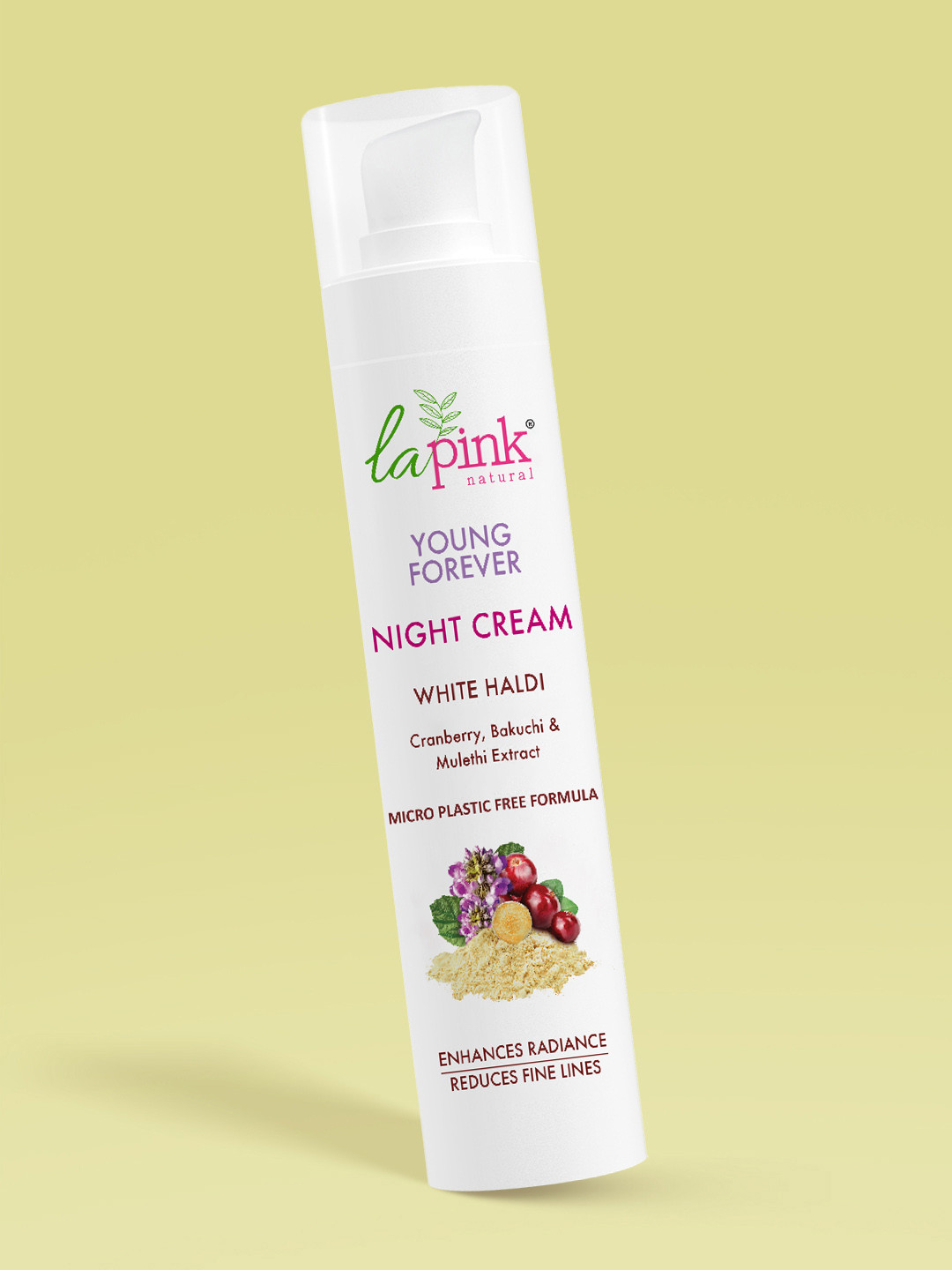 La Pink Young Forever Anti-Aging Night Repair Cream with Bakuchi - 50 g