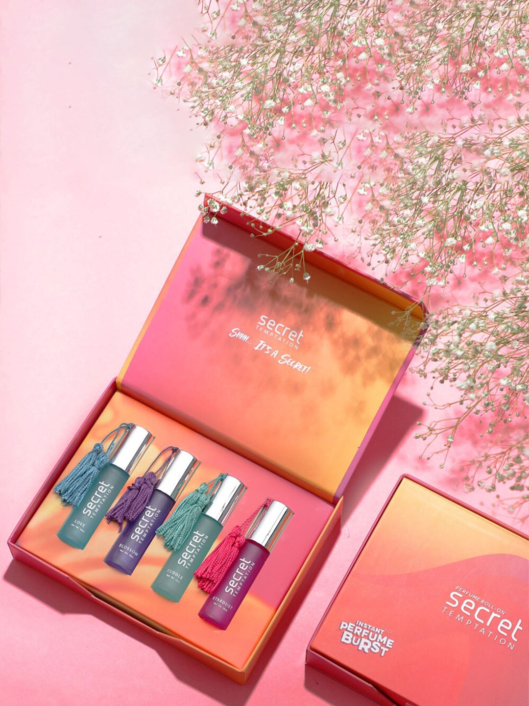 Buy Secret Temptation Women Set Of 4 Perfume Roll On 10 Ml Each