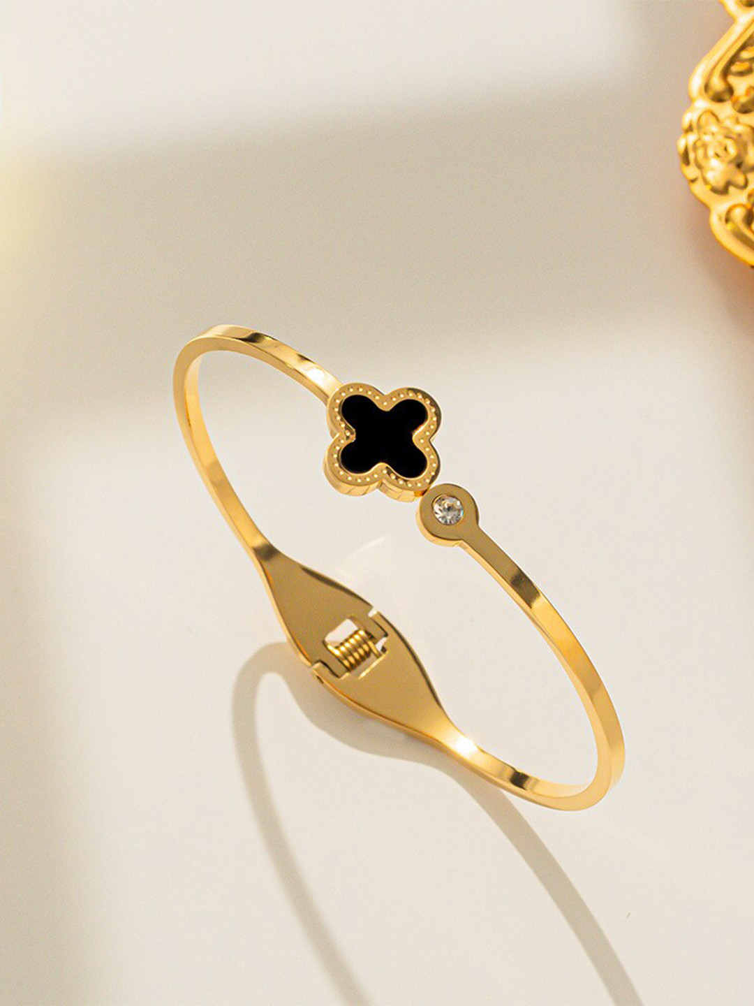 MYKI Gold-Plated Kada Bracelet