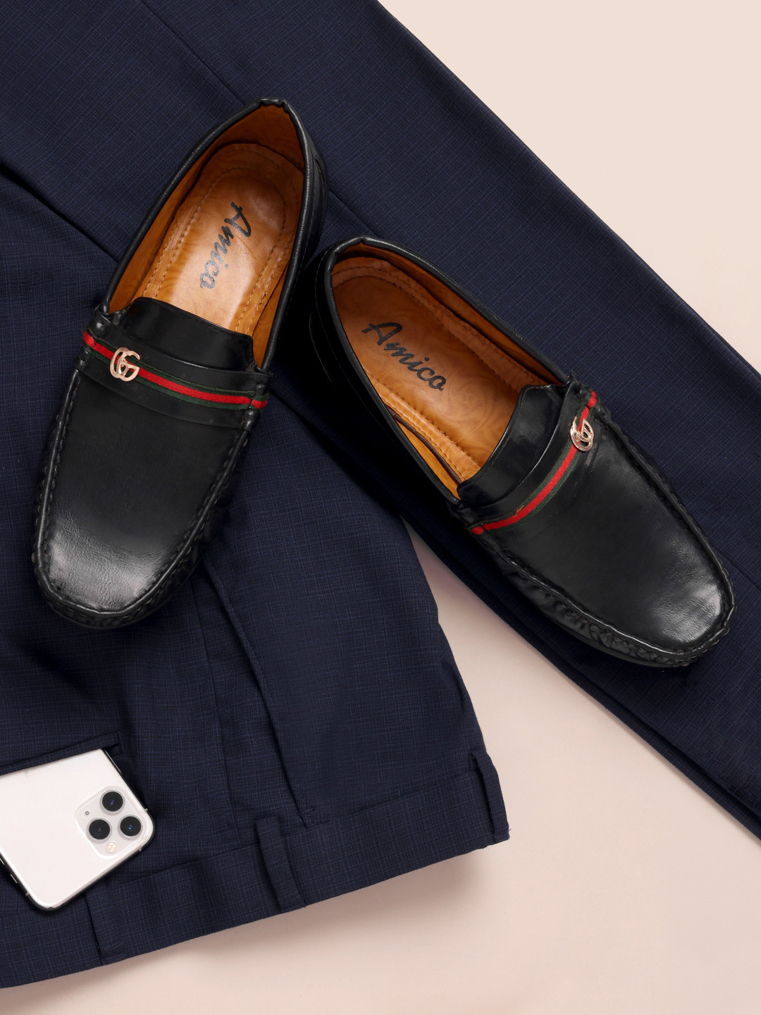 AMICO Men Slip-On Penny Loafers