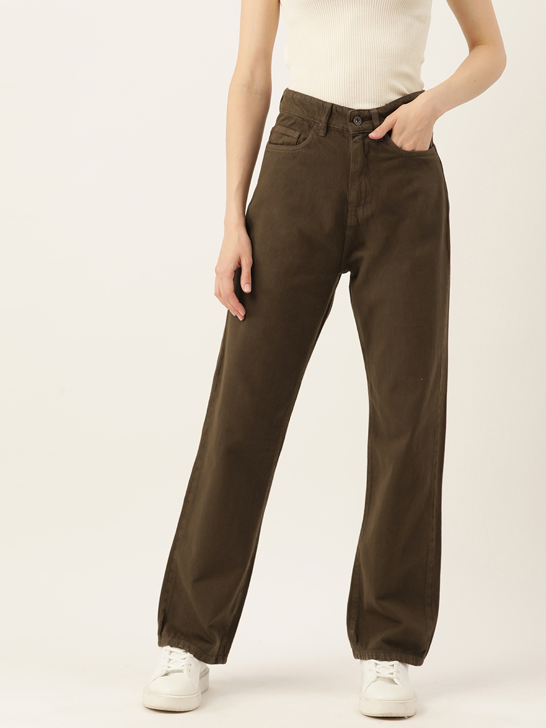 Malachi Women Urban Straight Fit Cotton High Rise Jeans - Jeans for Women 23921138 | Myntra