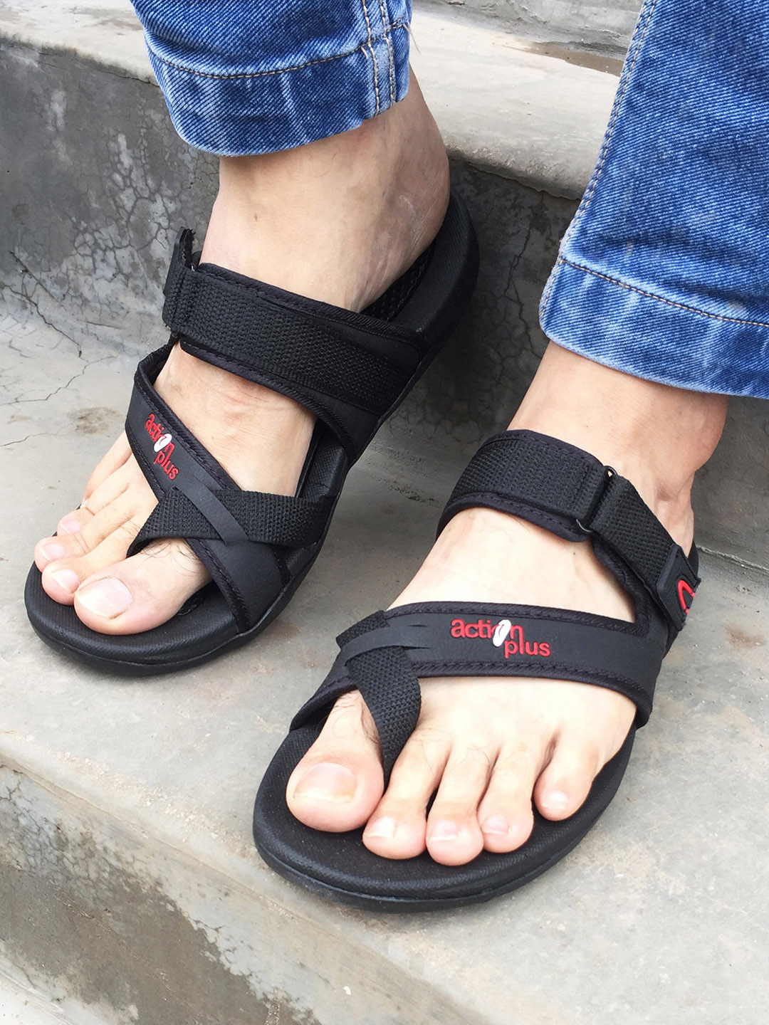Action Plus Men One Toe Comfort Sandals