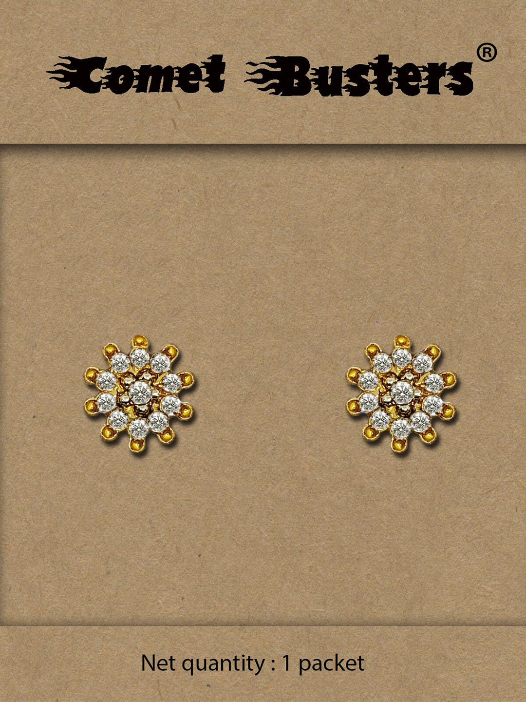 Comet Busters  Non Piercing Ear Stickers Self Adhesive Earring Studs Stick Ons