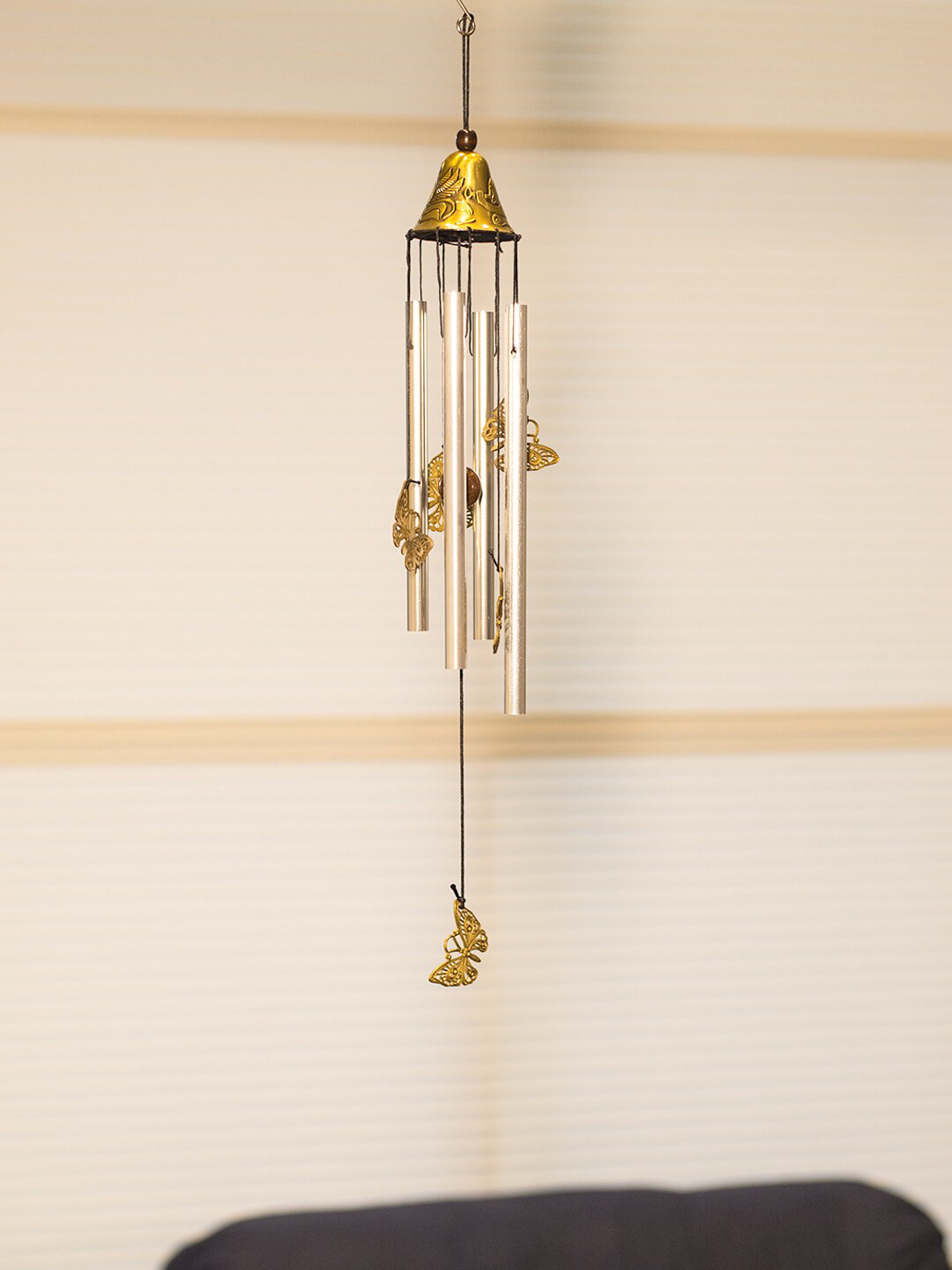 Market99 Unique Silver & Copper Toned Decorative Wind Chime
