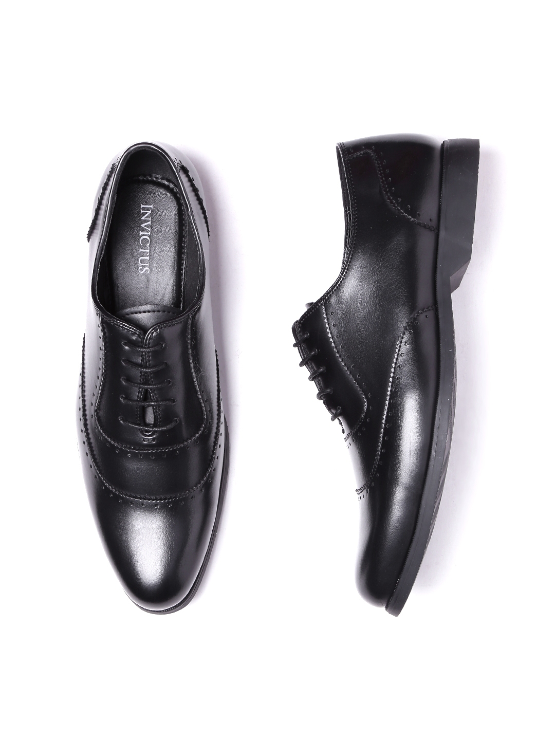 Buy INVICTUS Men Black Formal Shoes 