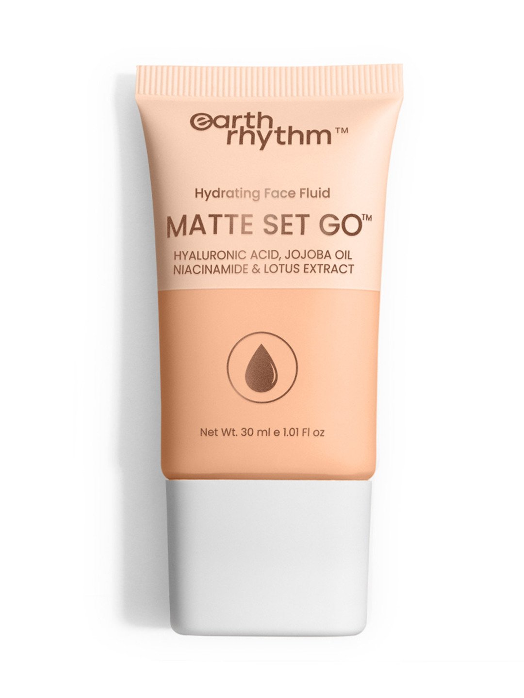 Earth Rhythm Matte Set Go Hydrating Face Fluid SPF 30 Foundation 30ml - Molten Golden