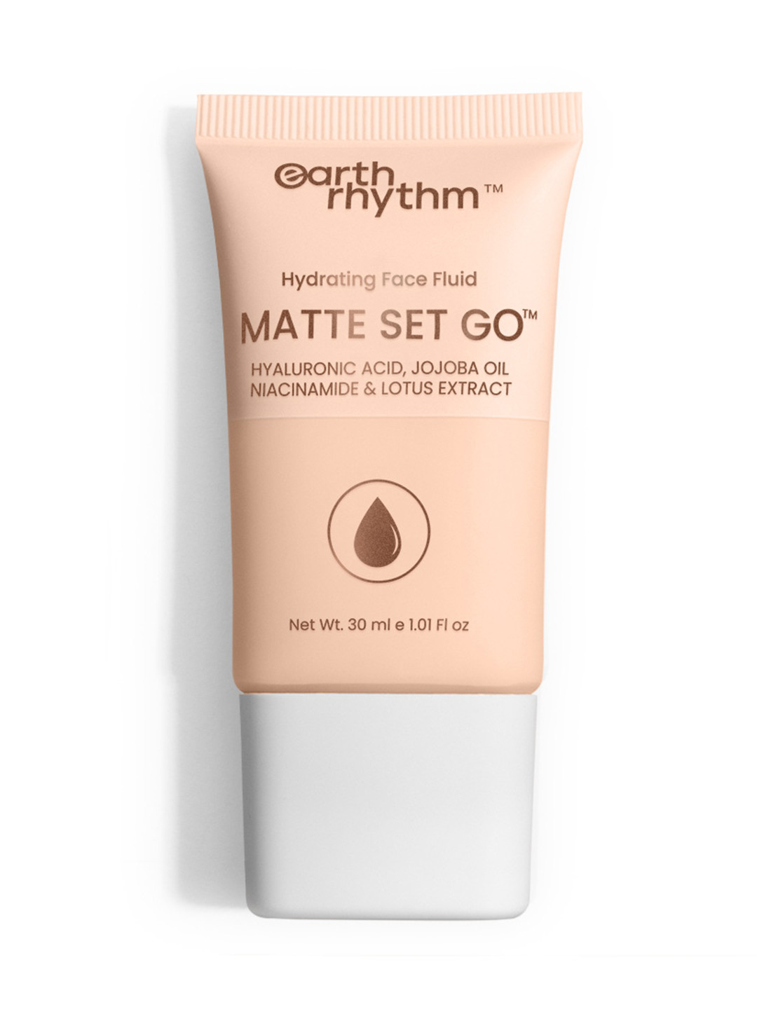 Earth Rhythm Matte Set Go Hydrating Face Fluid SPF 30 Foundation 30ml - By Cappuccino