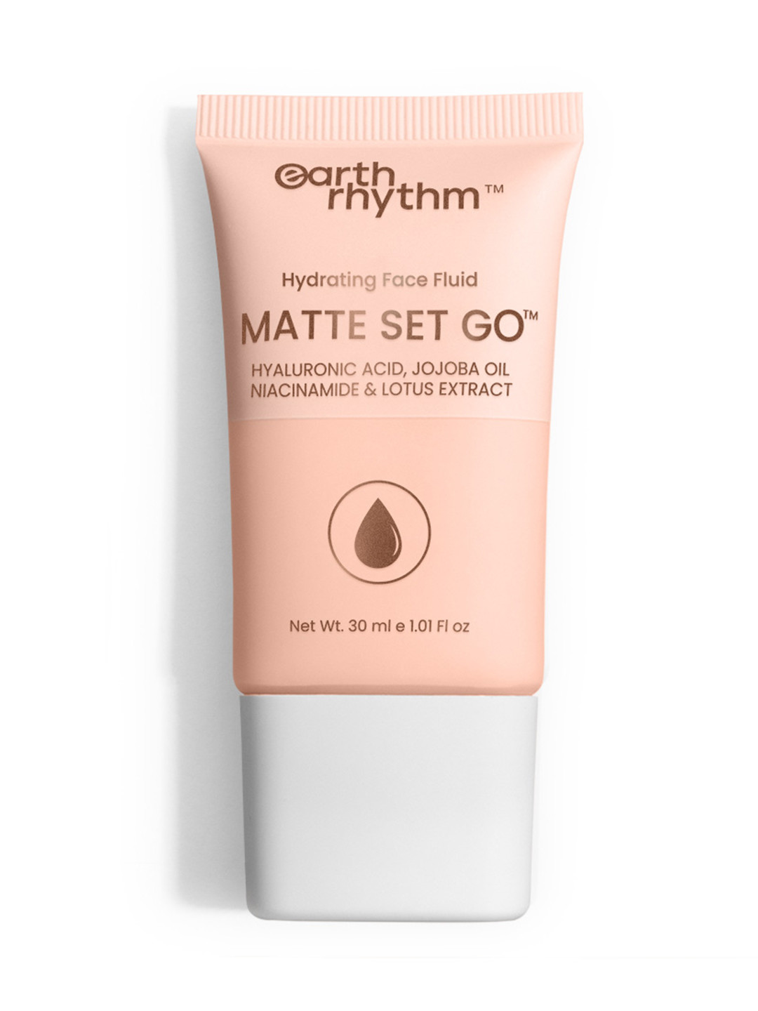 Earth Rhythm Matte Set Go Hydrating Face Fluid SPF 30 Foundation 30ml - Cool Beans