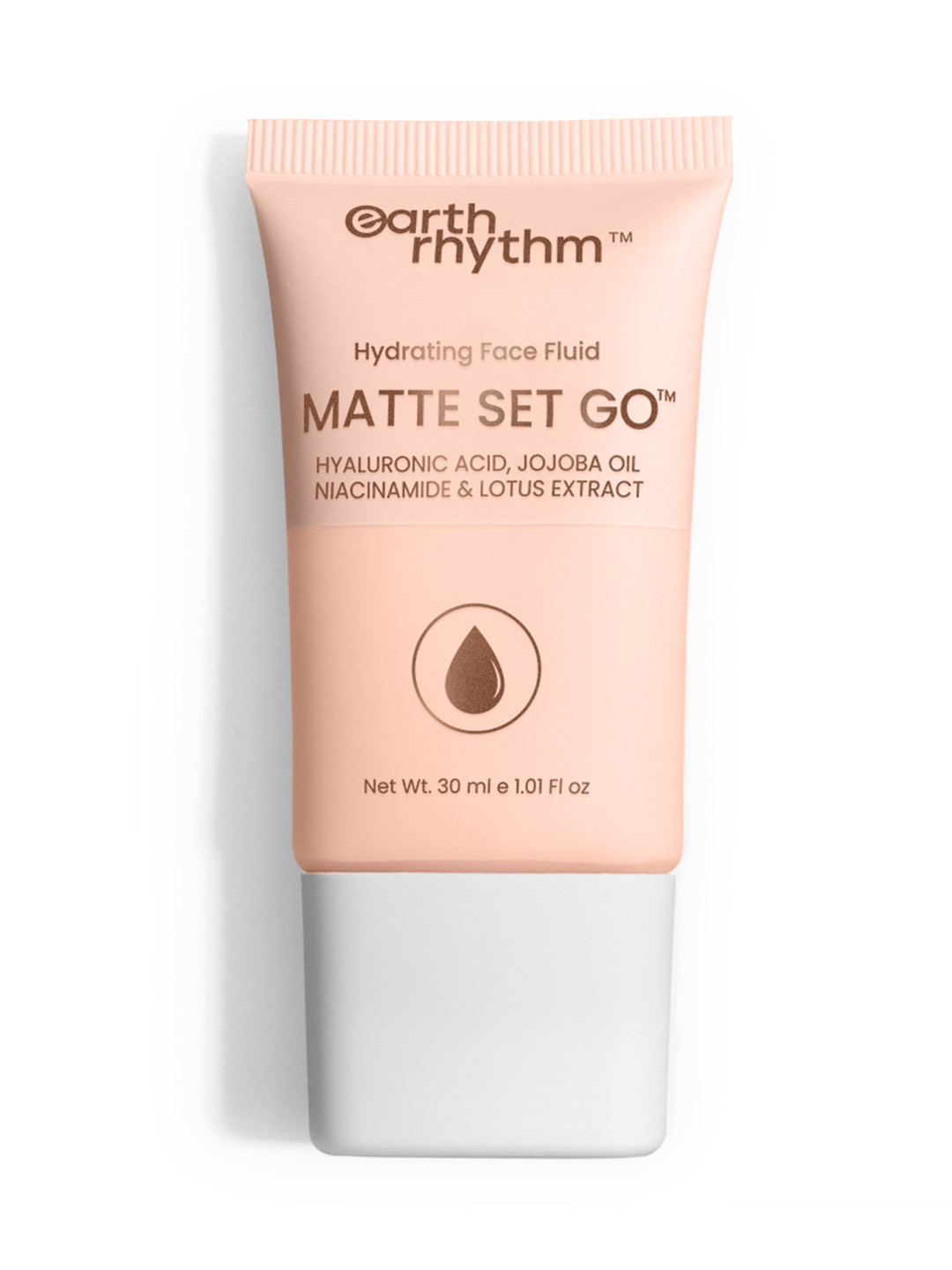 Earth Rhythm Matte Set Go Hydrating Face Fluid SPF 30 Foundation 30ml - Ivory Bone