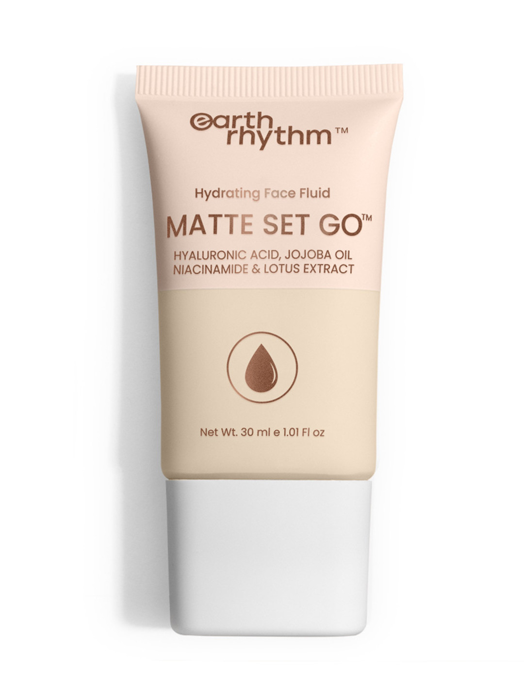 Earth Rhythm Matte Set Go Hydrating Face Fluid SPF 30 Foundation 30ml - Doughy Drawn