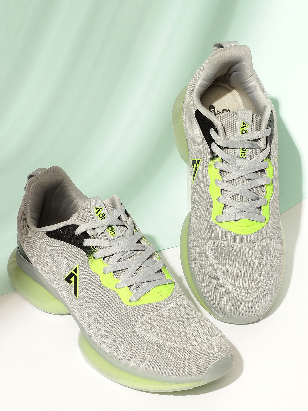 Action Men Textured Lightweight Comfort Insole Mesh Basics Sneakers