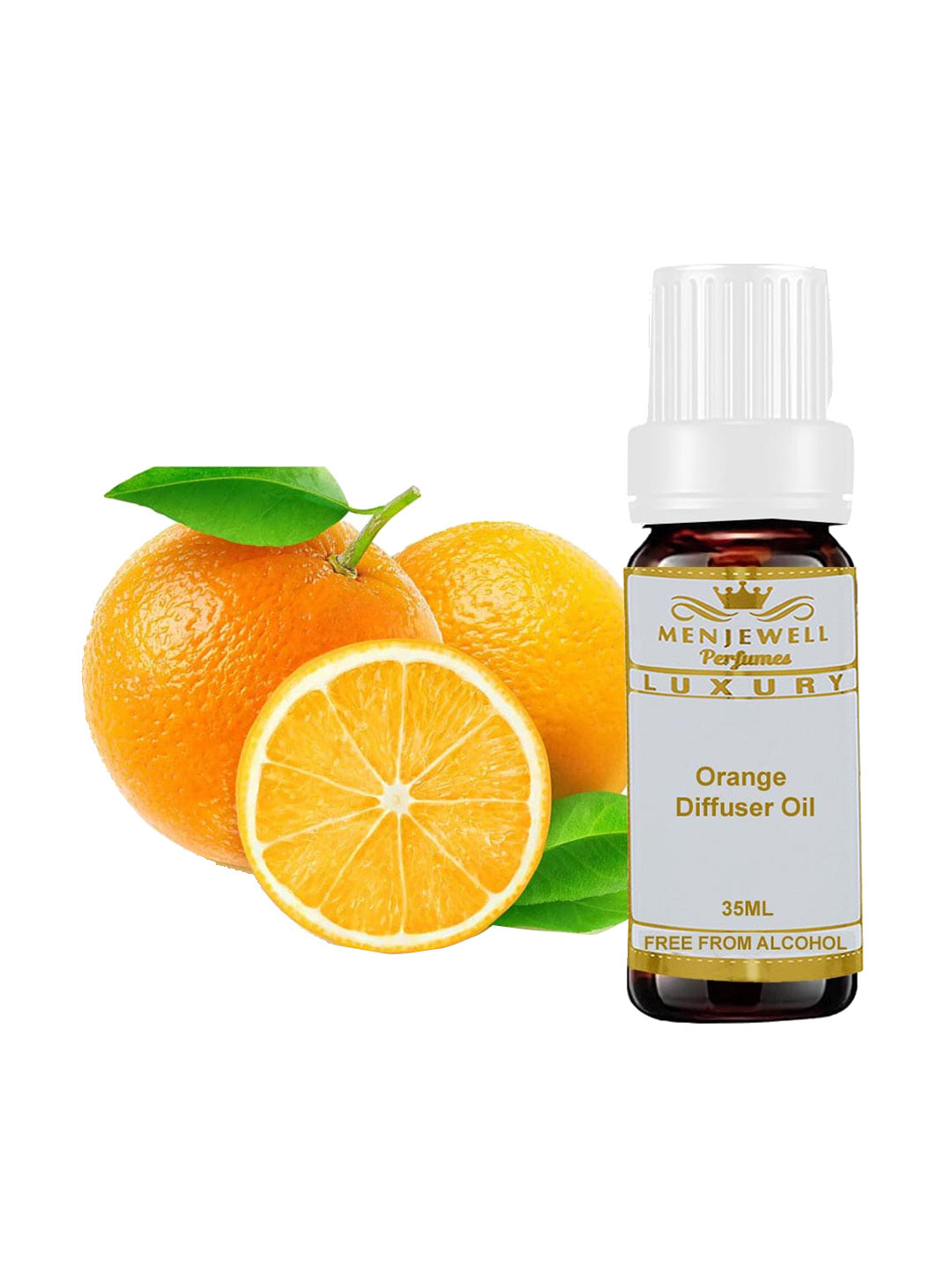 Menjewell Black Orange Fragrance Aroma Oil Diffuser 35ml