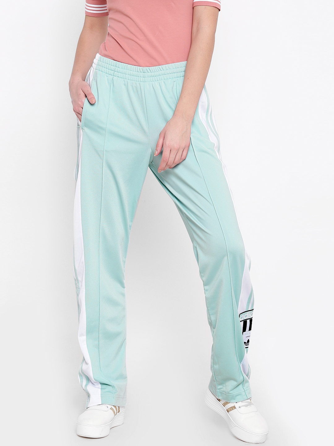 Buy Adidas Originals Peach Logo Print FIREBIRD TP PB Trackpants for Women  Online  Tata CLiQ