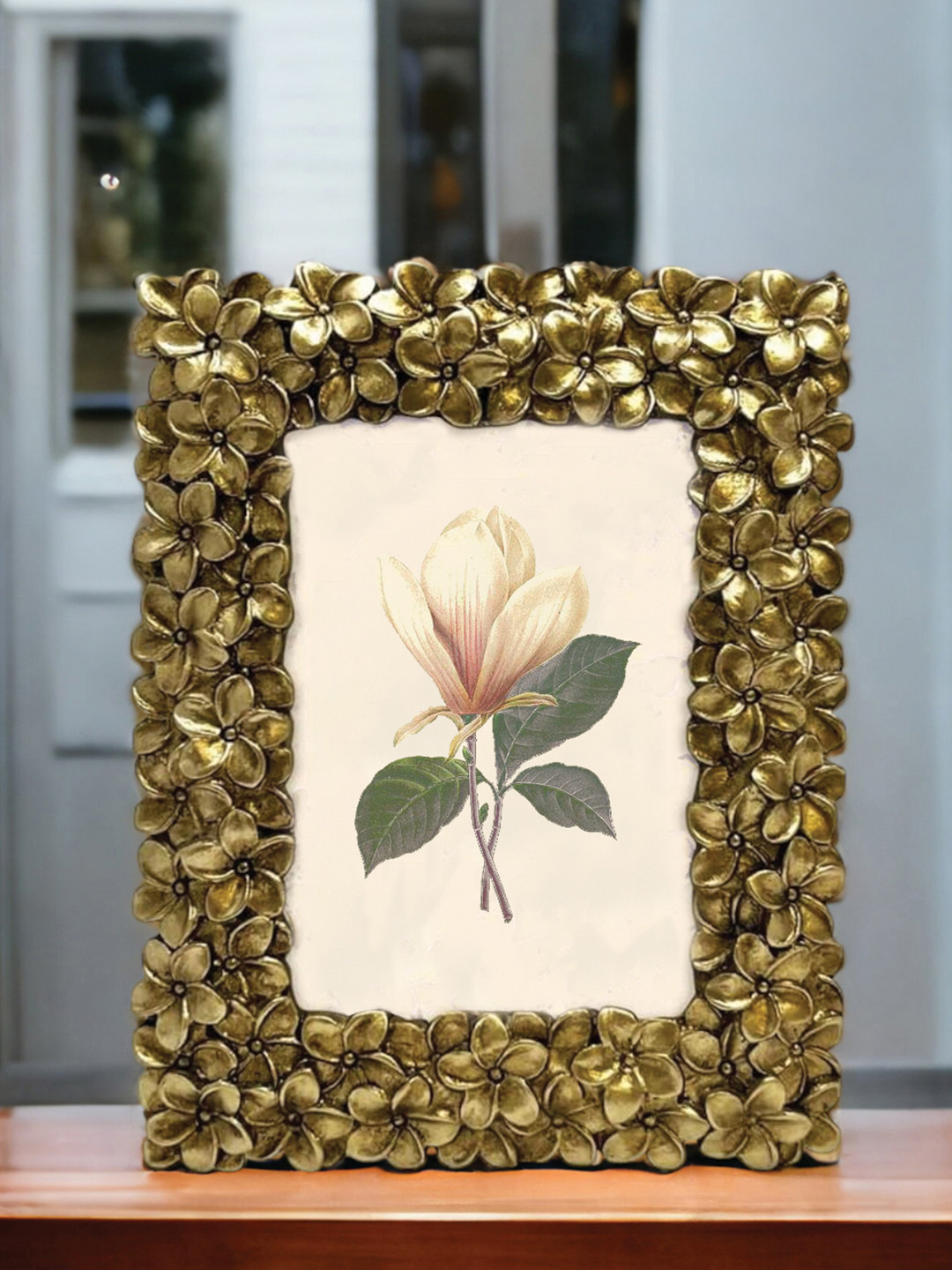 Art Street Yellow Textured Resin Photo Frame