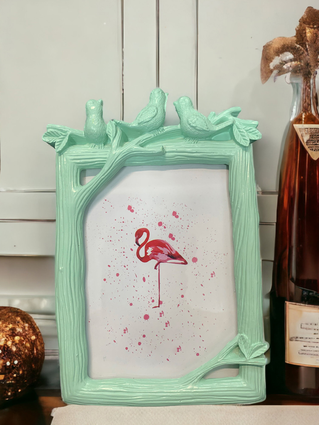 Art Street Green Textured Photo Frame