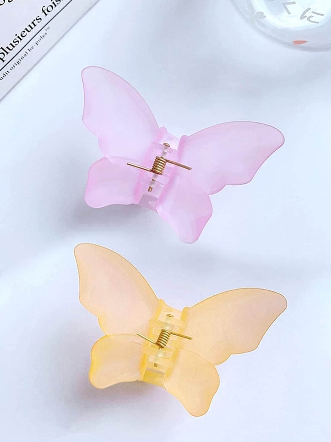 CHRONEX Set of 2 Butterfly Claw Clip