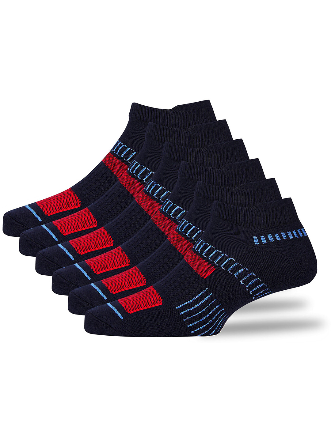 RC. ROYAL CLASS Men Pack Of 5 Patterned Bamboo Odour Control Ankle Length Socks