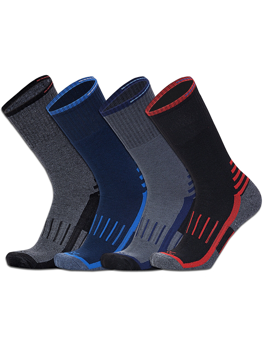 Buy Dollar Full Length Socks For Men (Pack of -3) In Assorted Color at