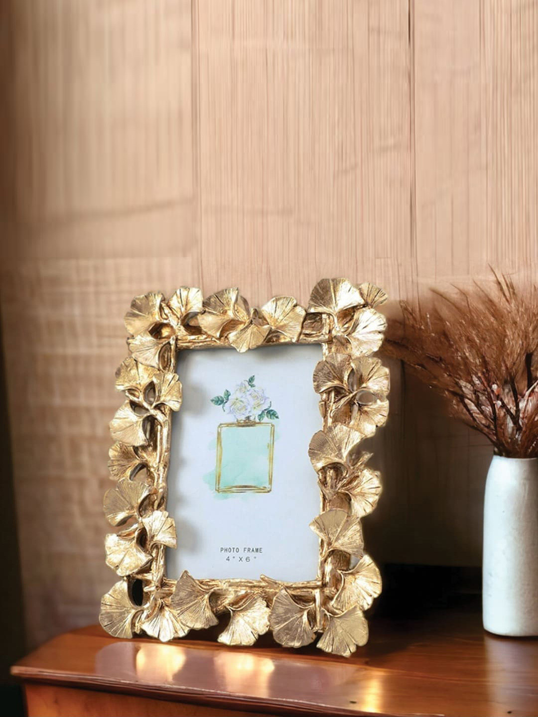 Art Street Gold Toned Textured Table Photo Frame