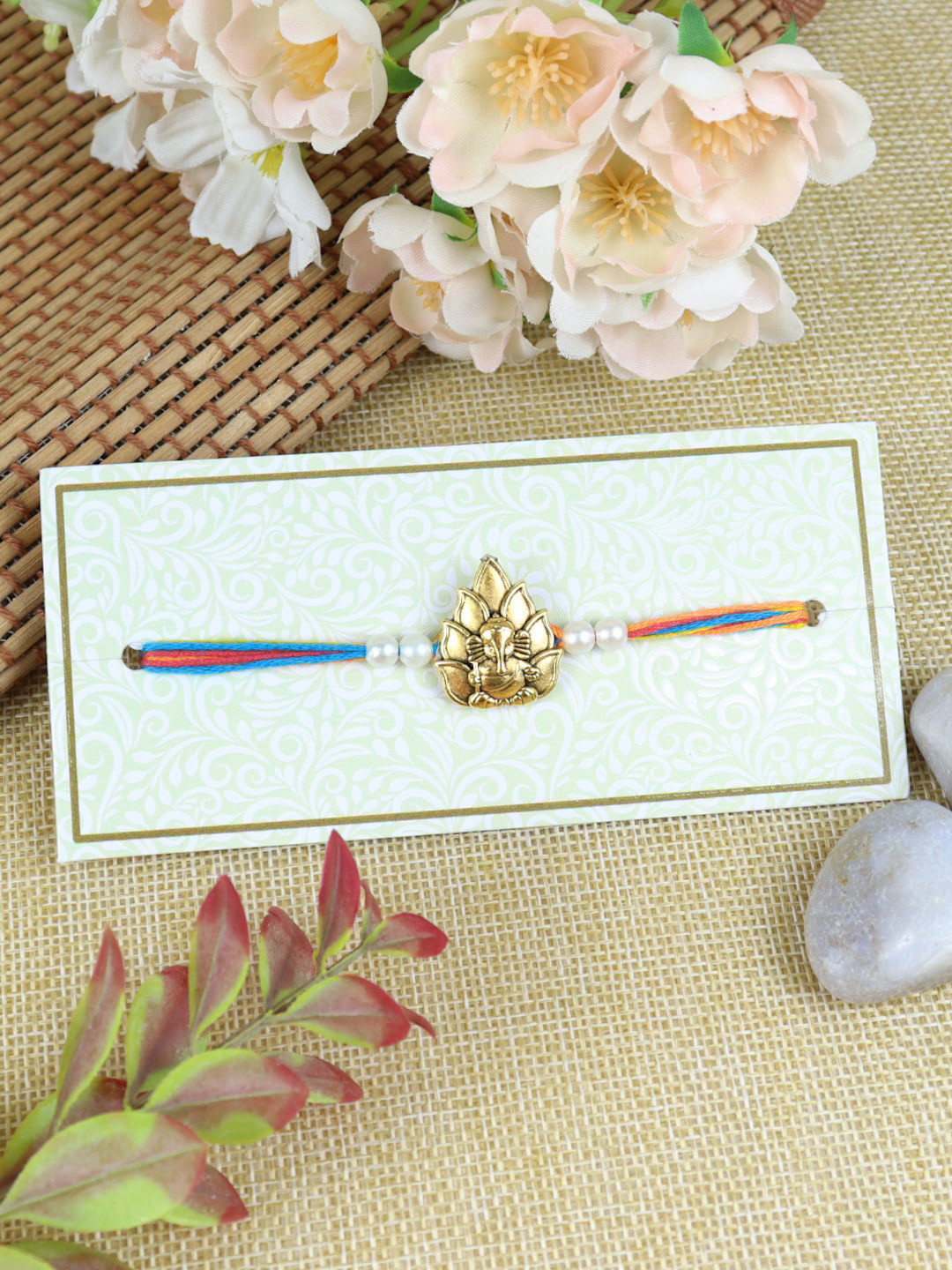 Asthetika Men Ganpati Thread Rakhi