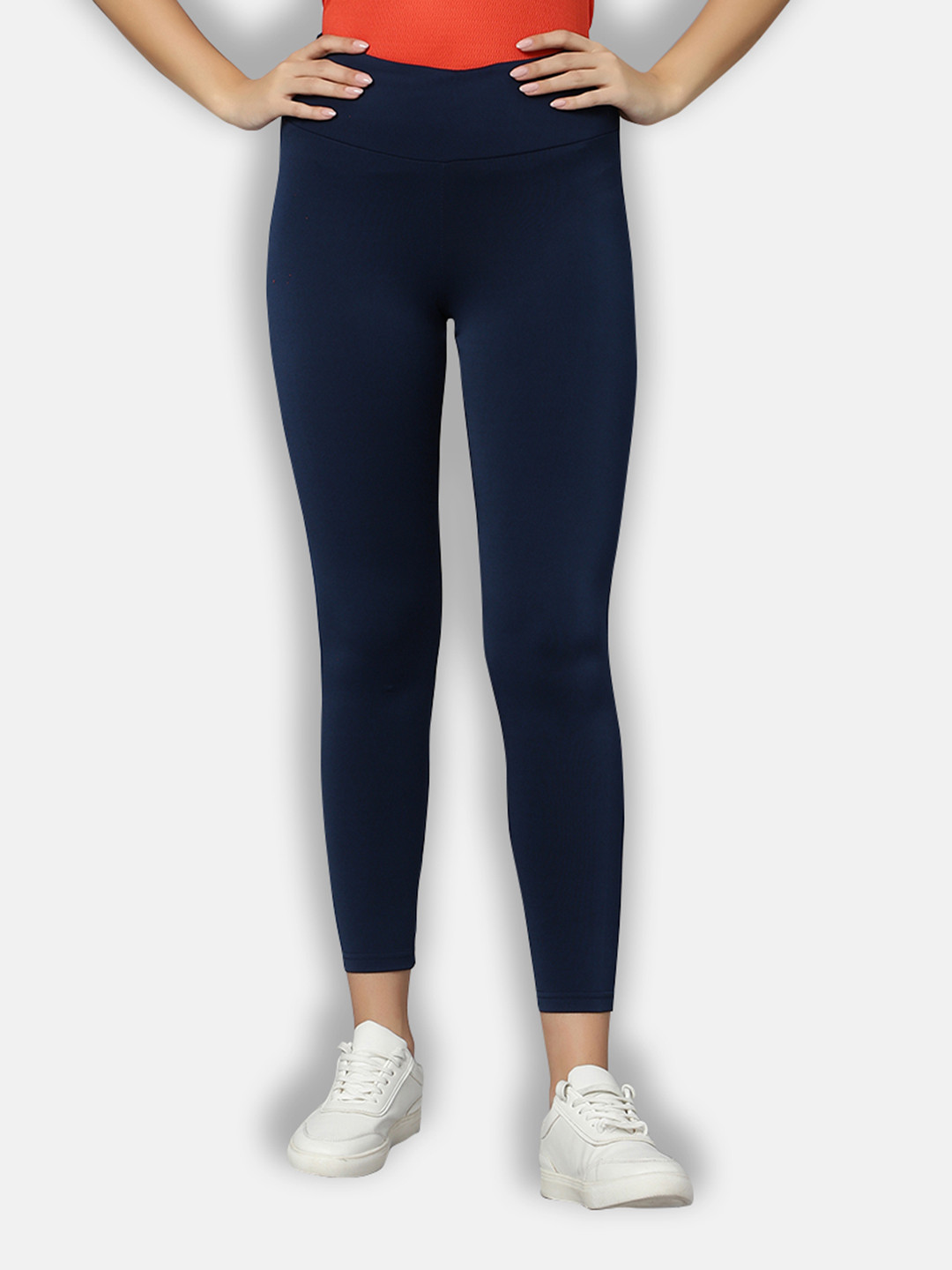 Omtex Women Slim-Fit Ankle-Length Yoga Tights