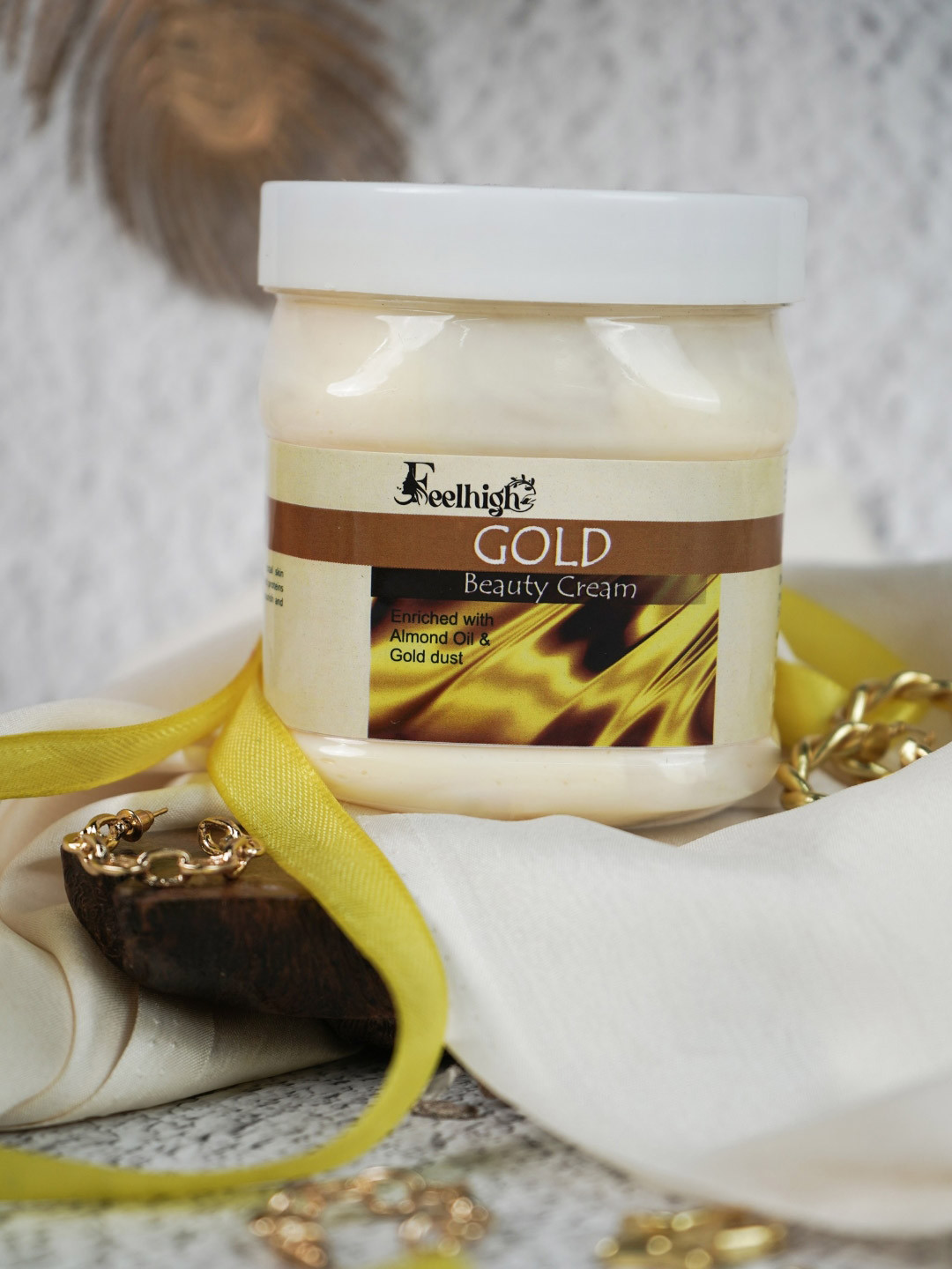 FEELHIGH Gold Beauty Face & Body Cream 500ml