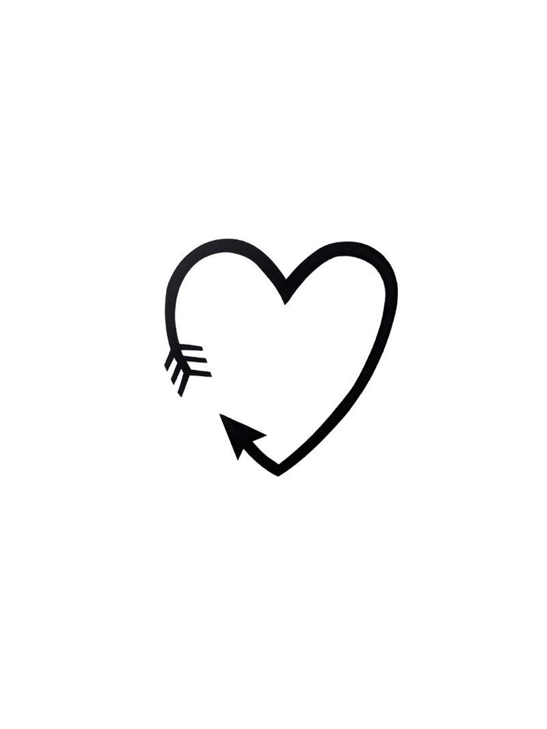 Comet Busters BJ009 Temporary Body Jewel Handcrafted Tattoo - Black