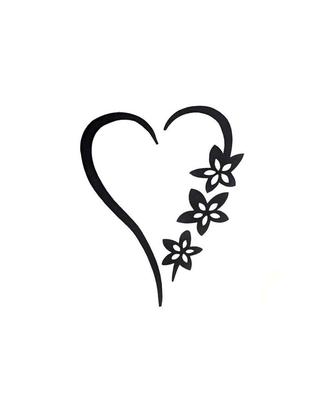 Comet Busters BJ010 Temporary Jewel Handcrafted Tattoo - Black