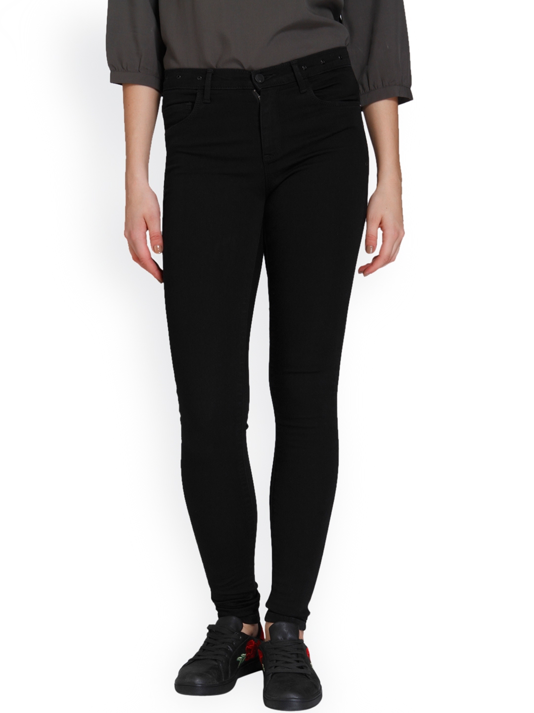 only black jeggings