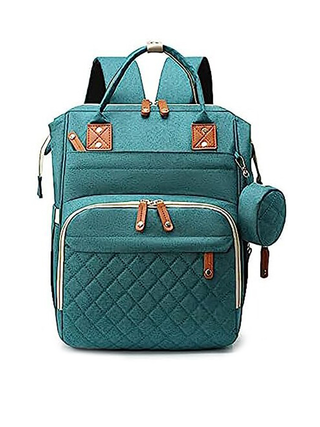 HOUSE OF QUIRK Textured Large Travel Diaper Bag