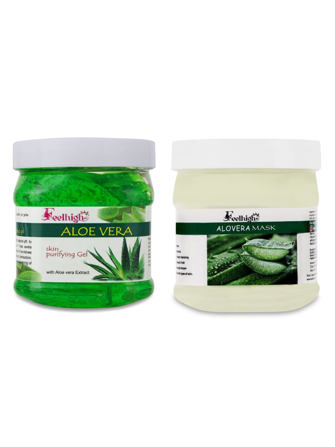 FEELHIGH Aloe Vera Gel And Mask - 500gm
