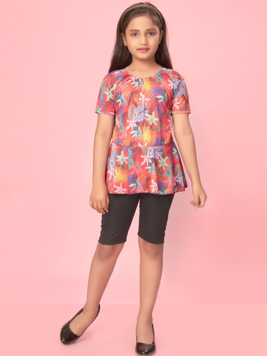 BAESD Girls Top & Shorts Swim Set