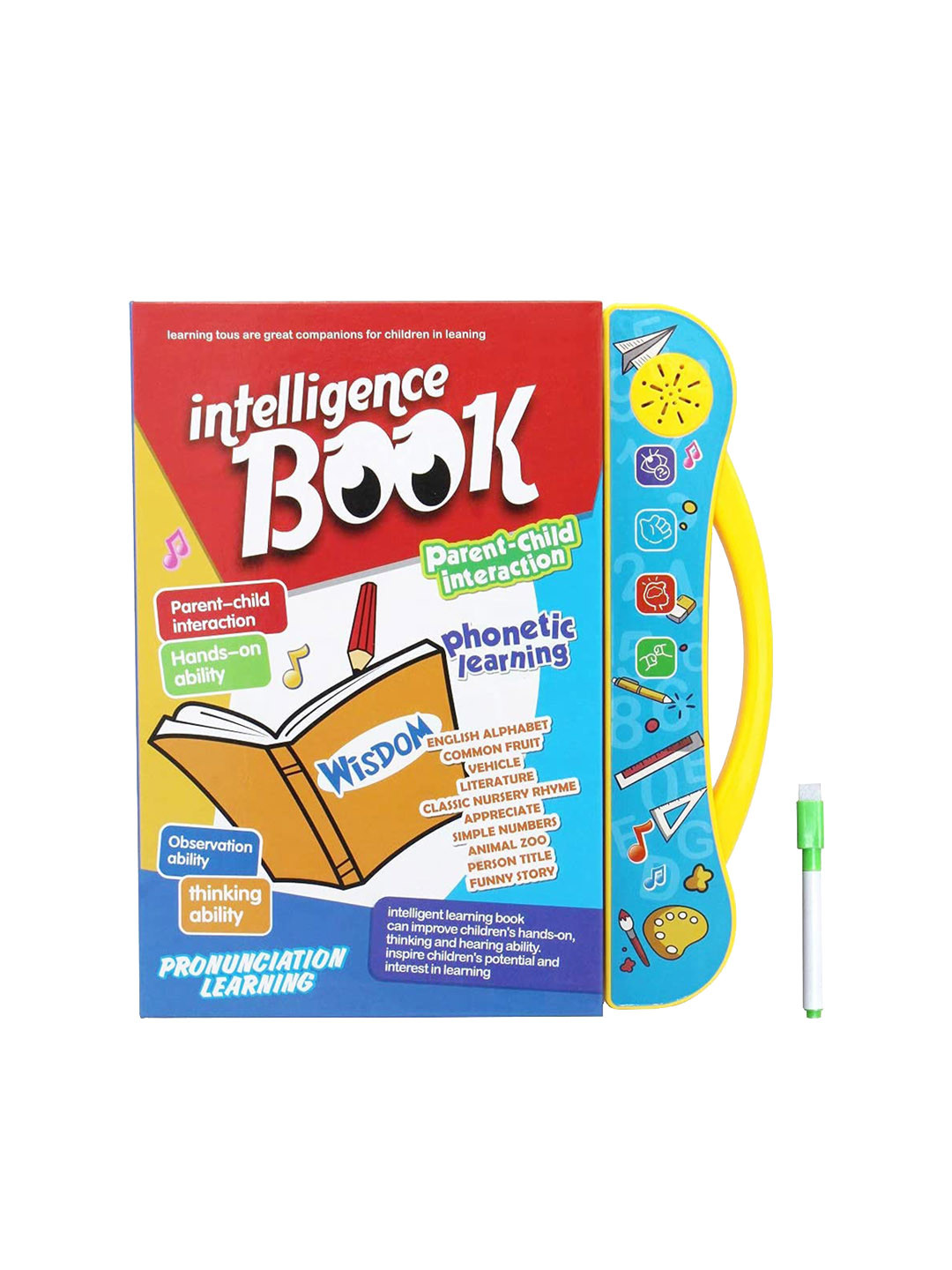 MUREN Kids Early Learning Touch Sound Study Book for Toddlers