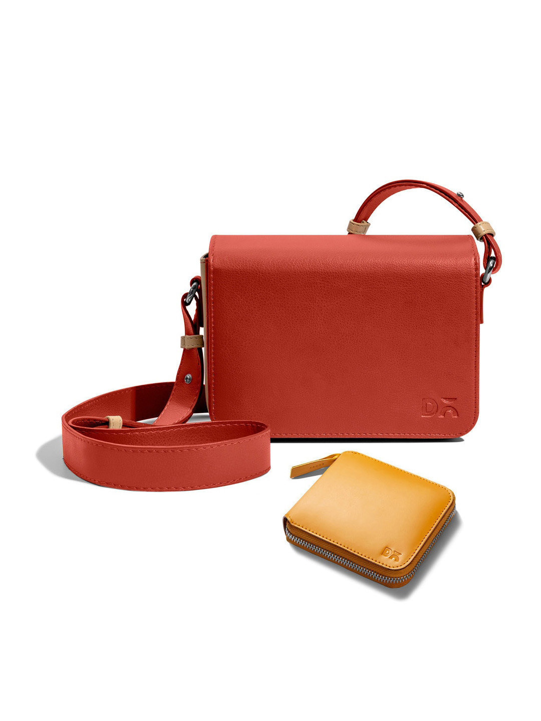 DailyObjects Structured Sling Bag with Zip Wallet