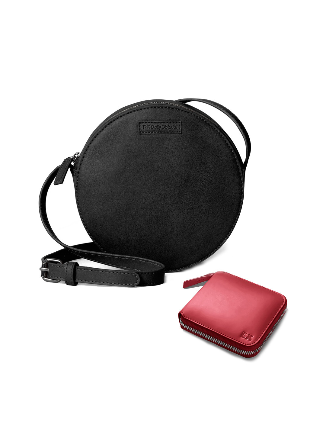 DailyObjects Structured Sling Bag & Zip Wallet