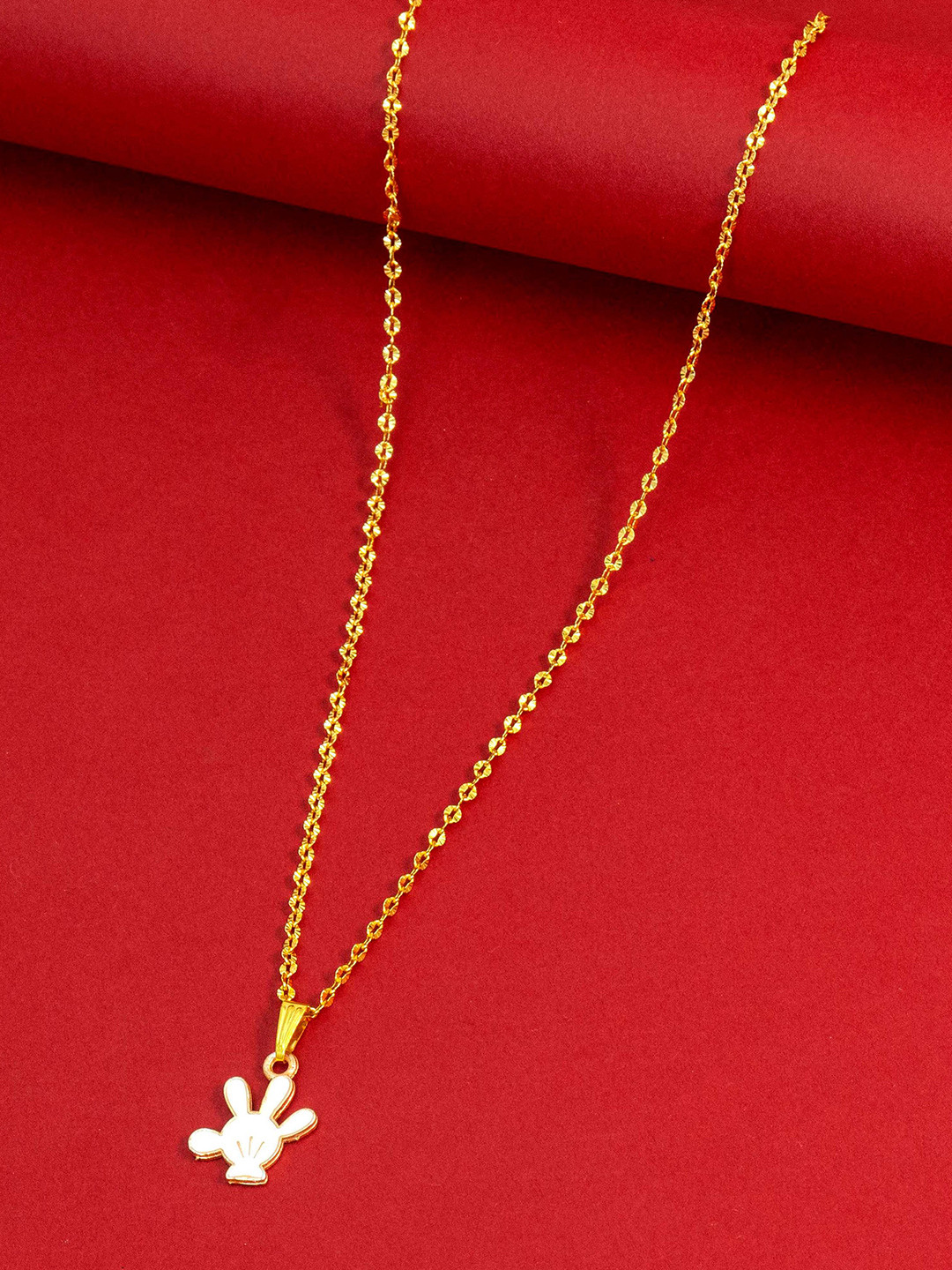 Ramdev Art Fashion Jwellery Gold-Plated Minimal Chain