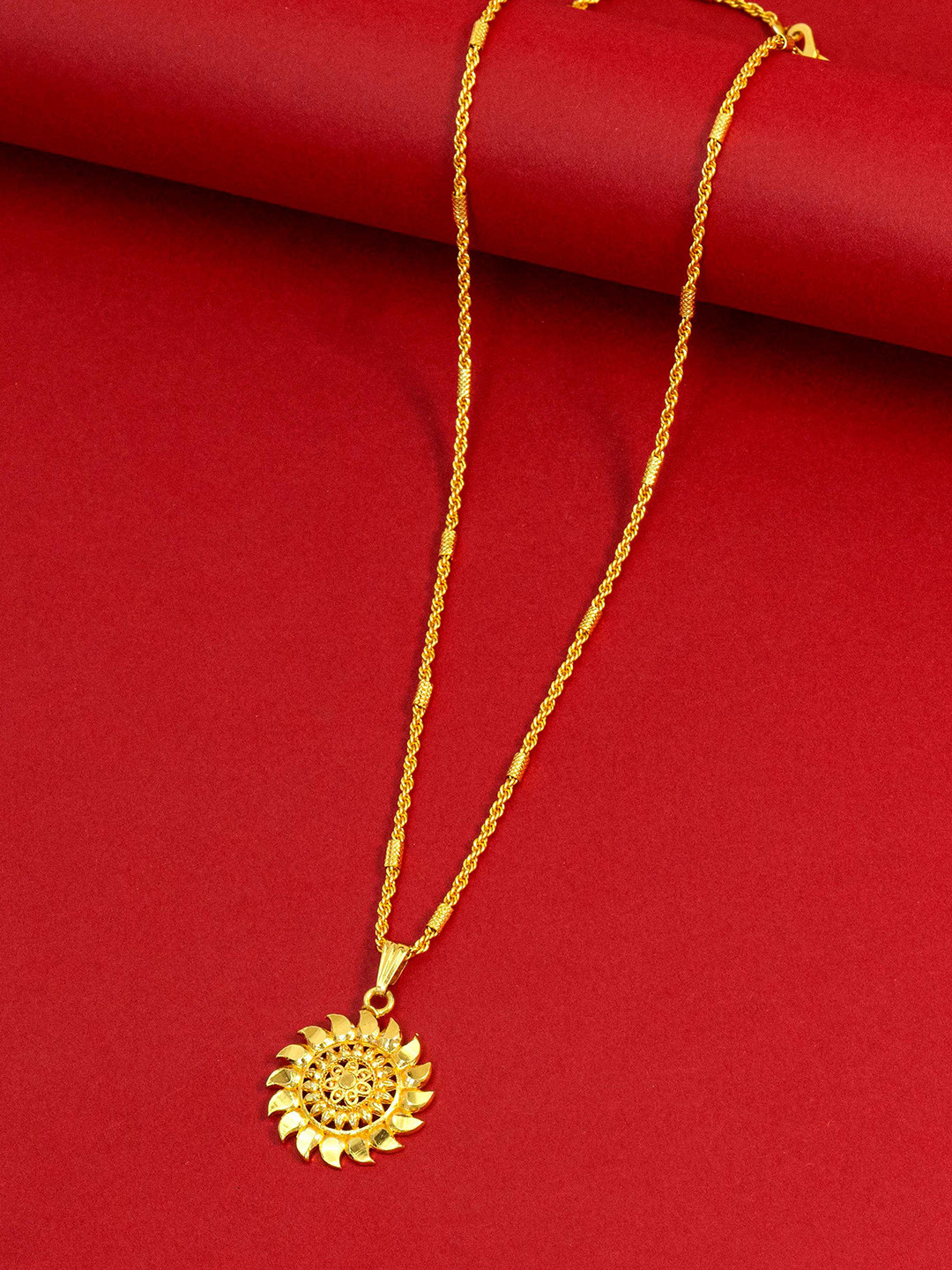 Ramdev Art Fashion Jwellery Gold-Plated Minimal Chain