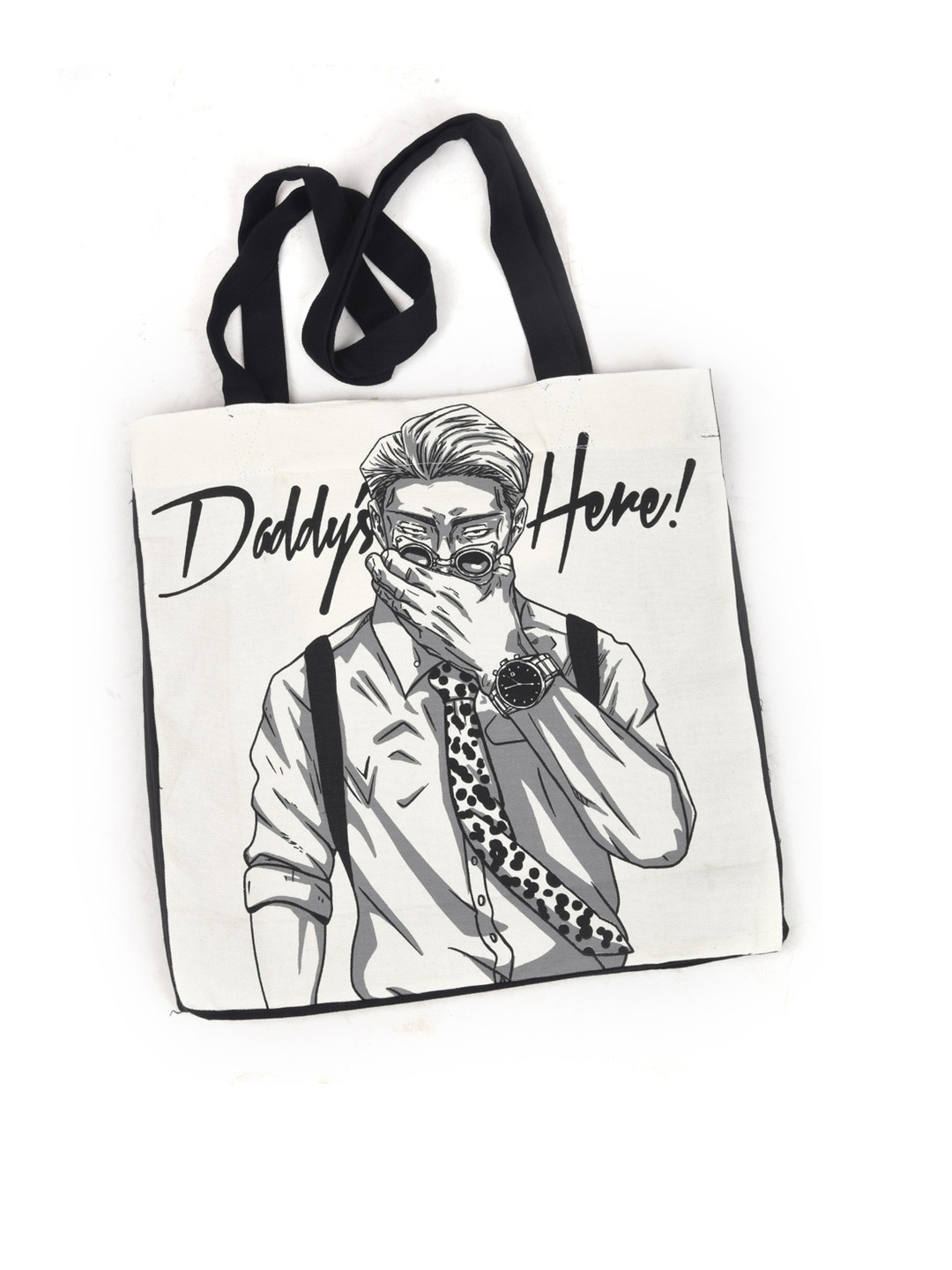 COMICSENSE Jujutsu Kaisen Anime Printed Overtime Shopper Tote Bag