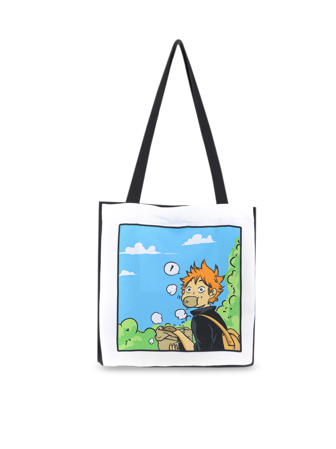 COMICSENSE Haikyuu Anime Printed Boke Hinata Boke Shopper Tote Bag