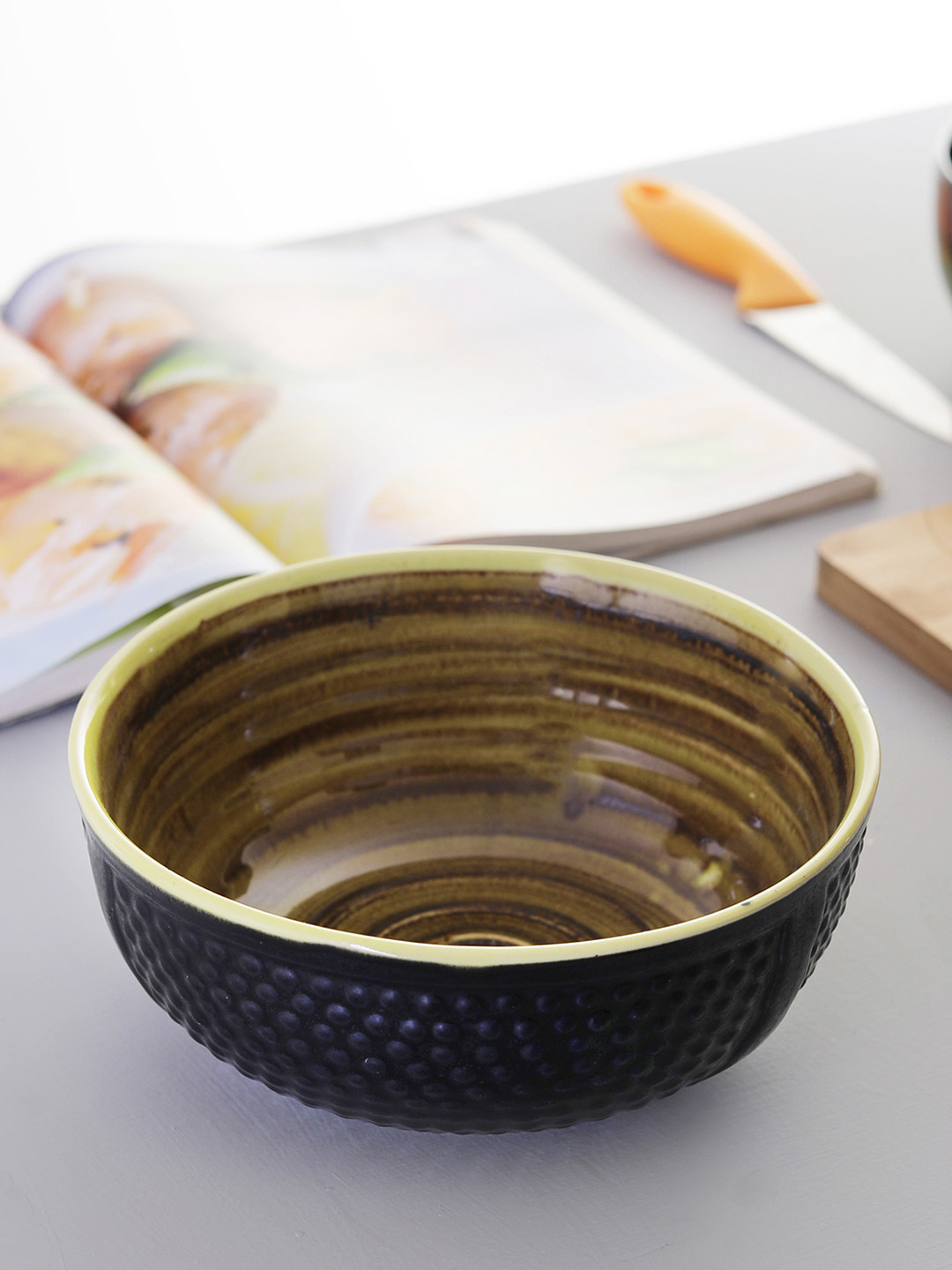 MIAH Decor Black Printed Ceramic Set