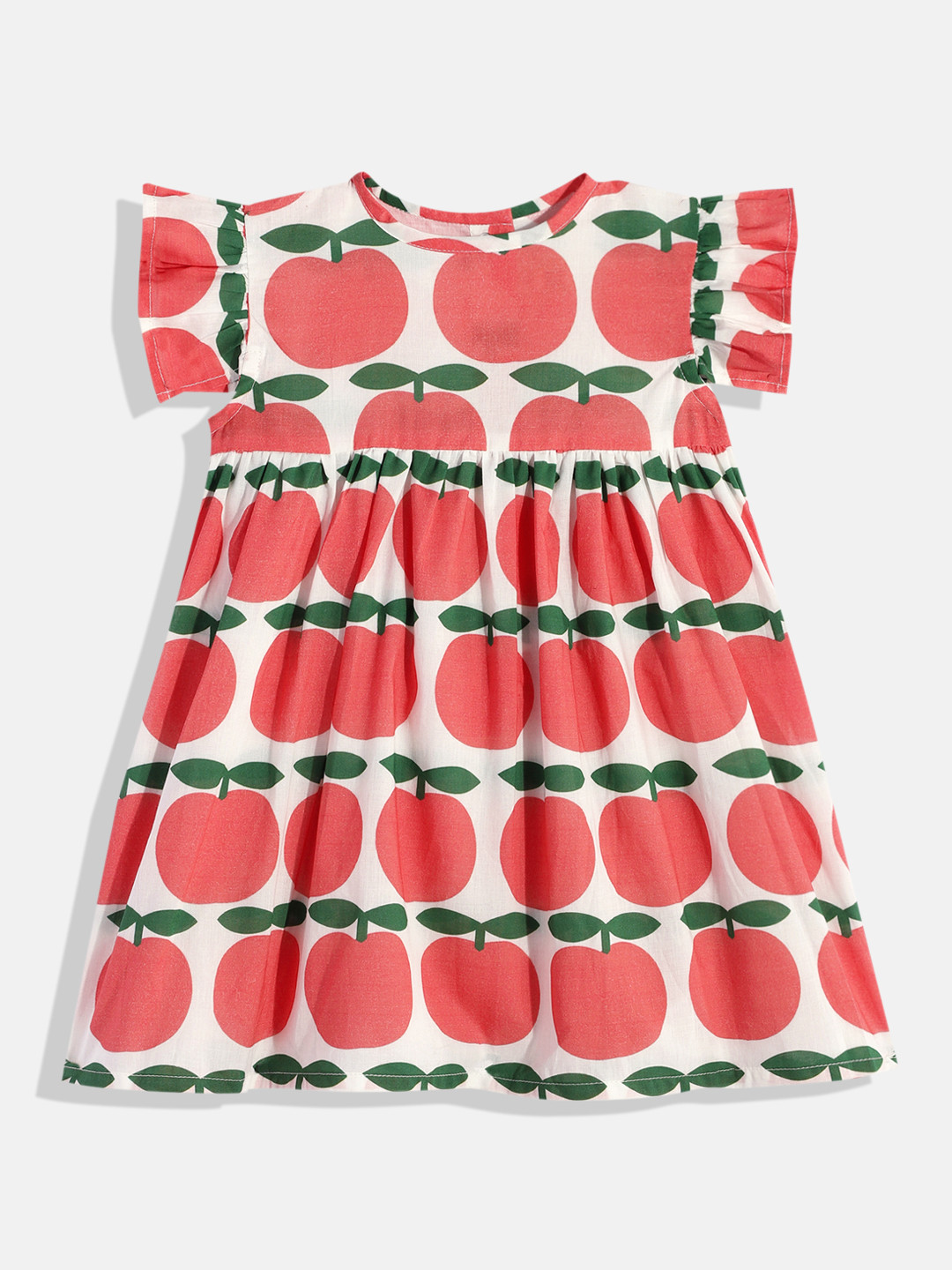 Vastrarth Print Organic Cotton A-Line Midi Dress